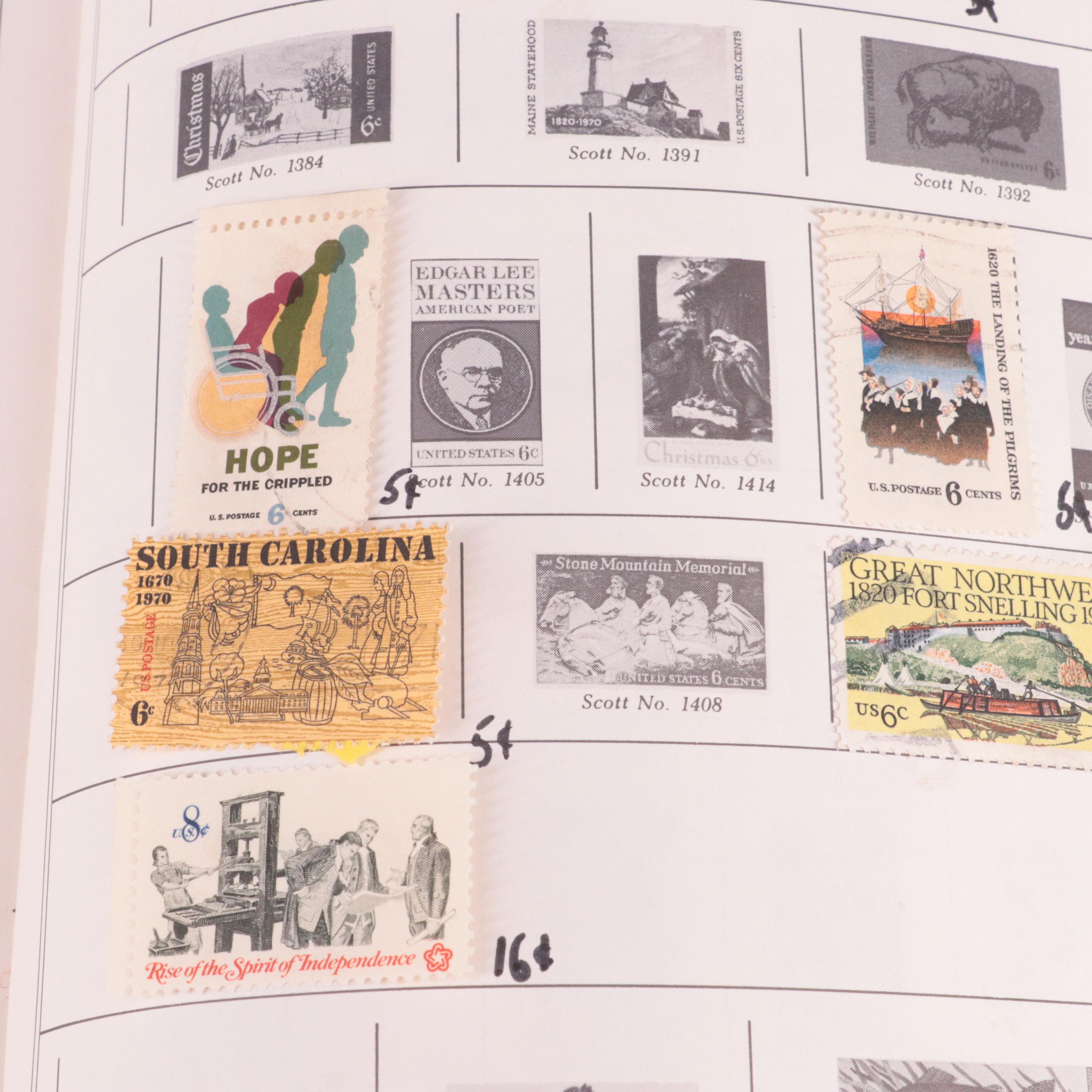 Vintage Postage Stamp Collection