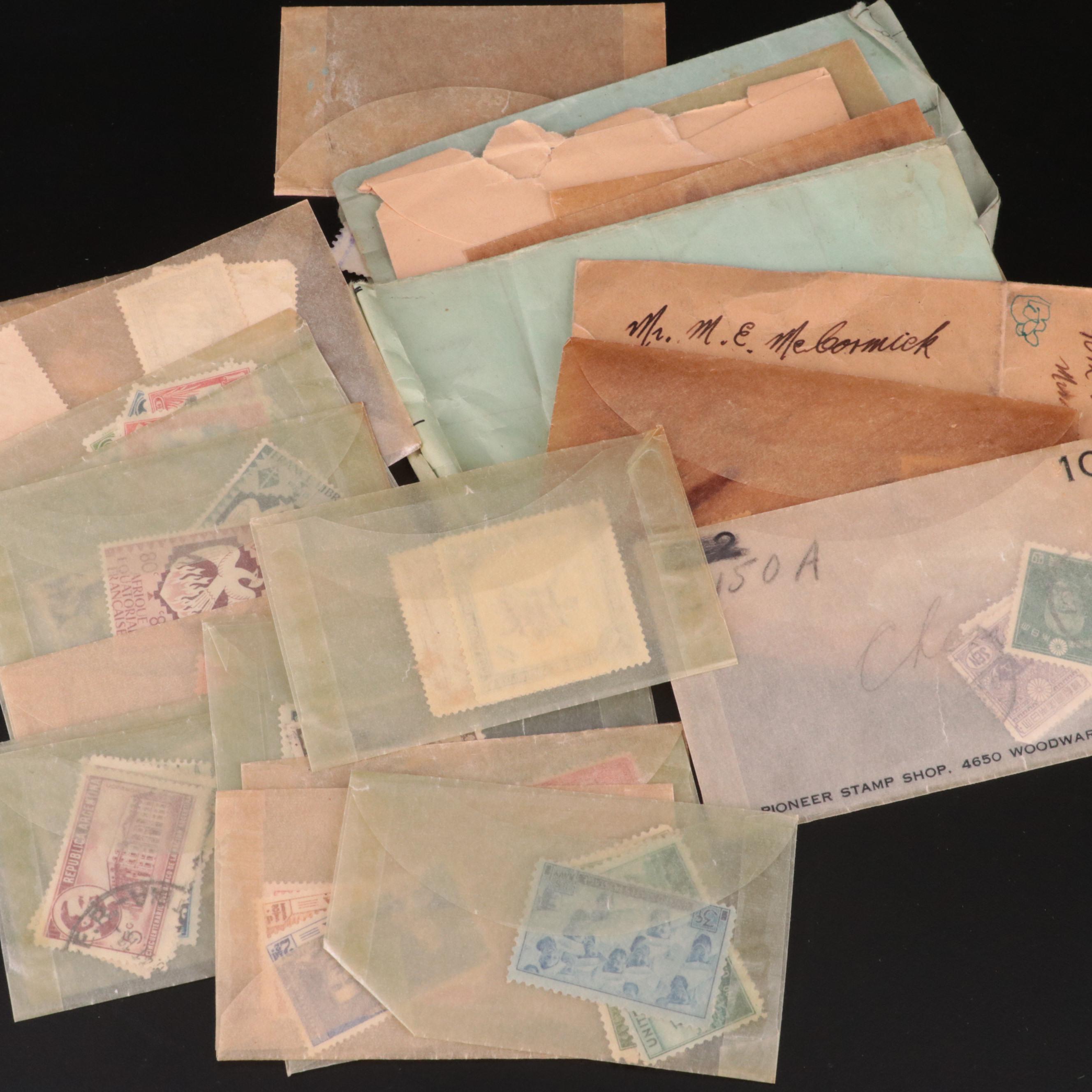 Vintage Postage Stamp Collection