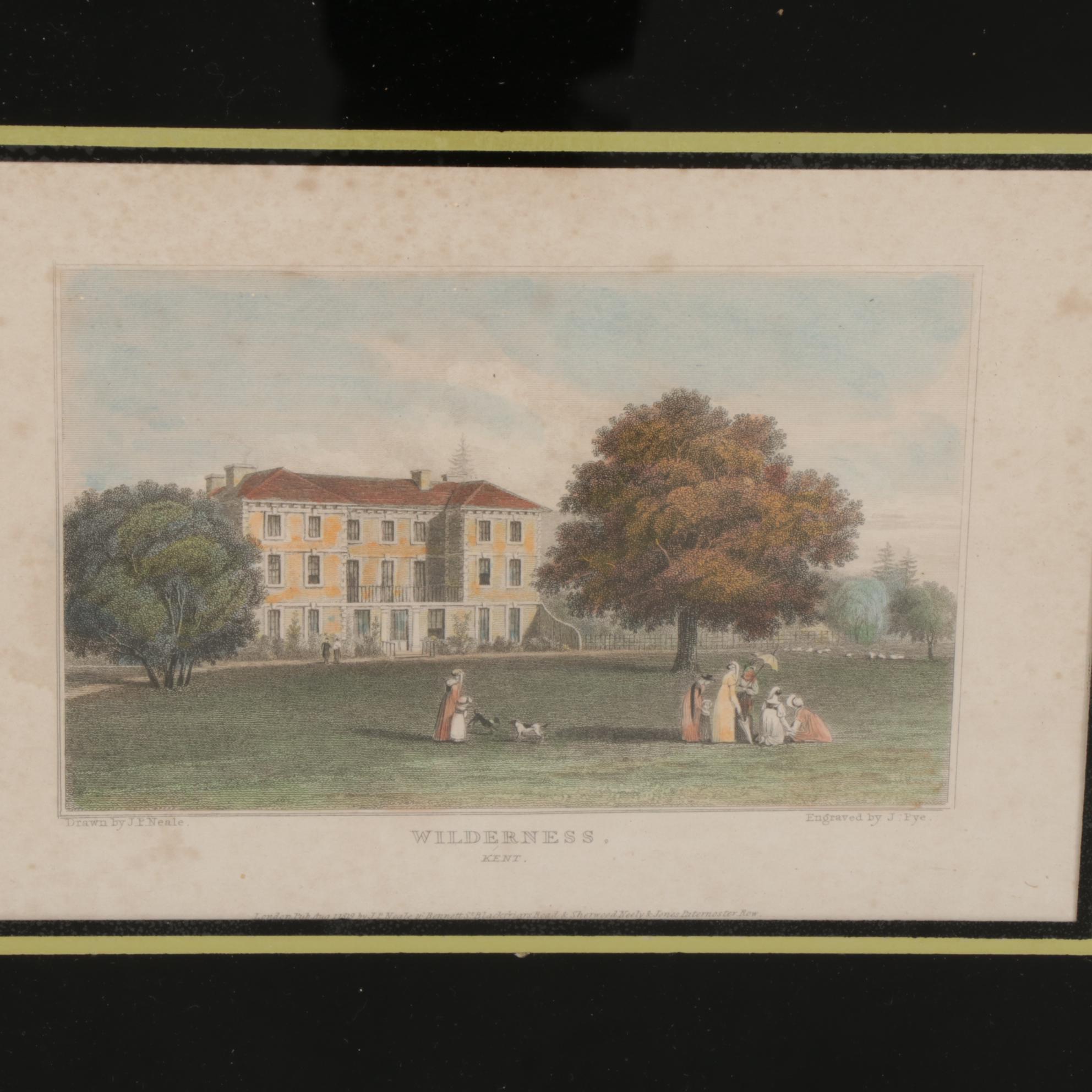 Landscape Engravings Featuring J. P. Neale, 19th Century