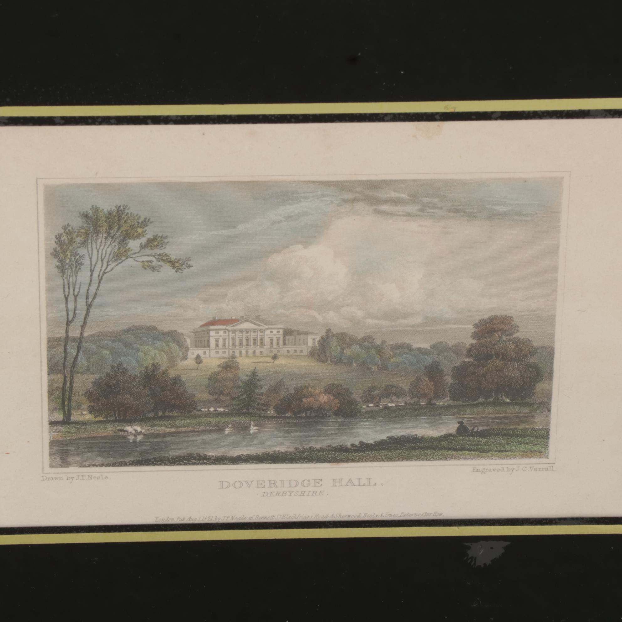 Landscape Engravings Featuring J. P. Neale, 19th Century