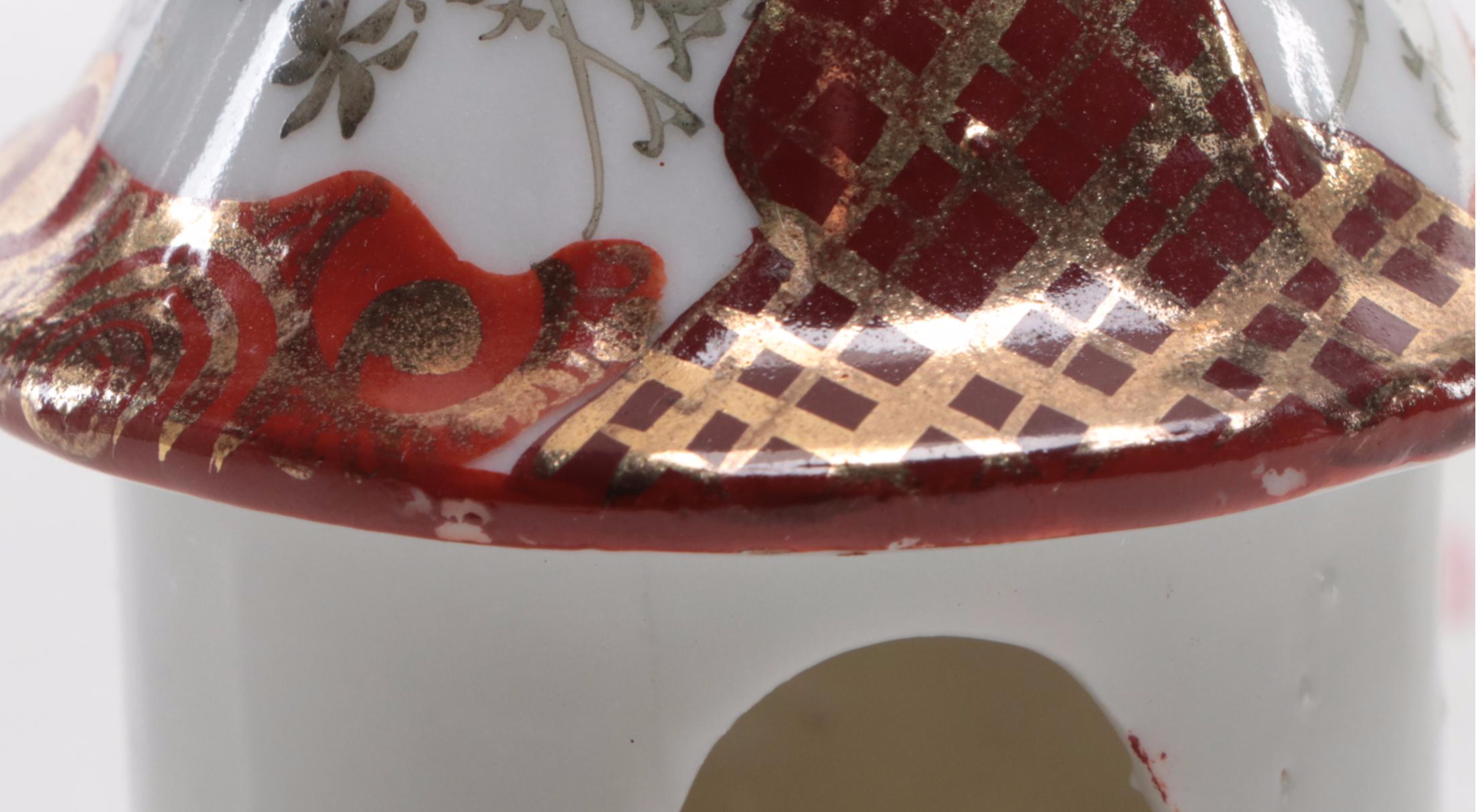 Japanese Kutani Porcelain Chocolate Pot, Early to Mid-20th Century