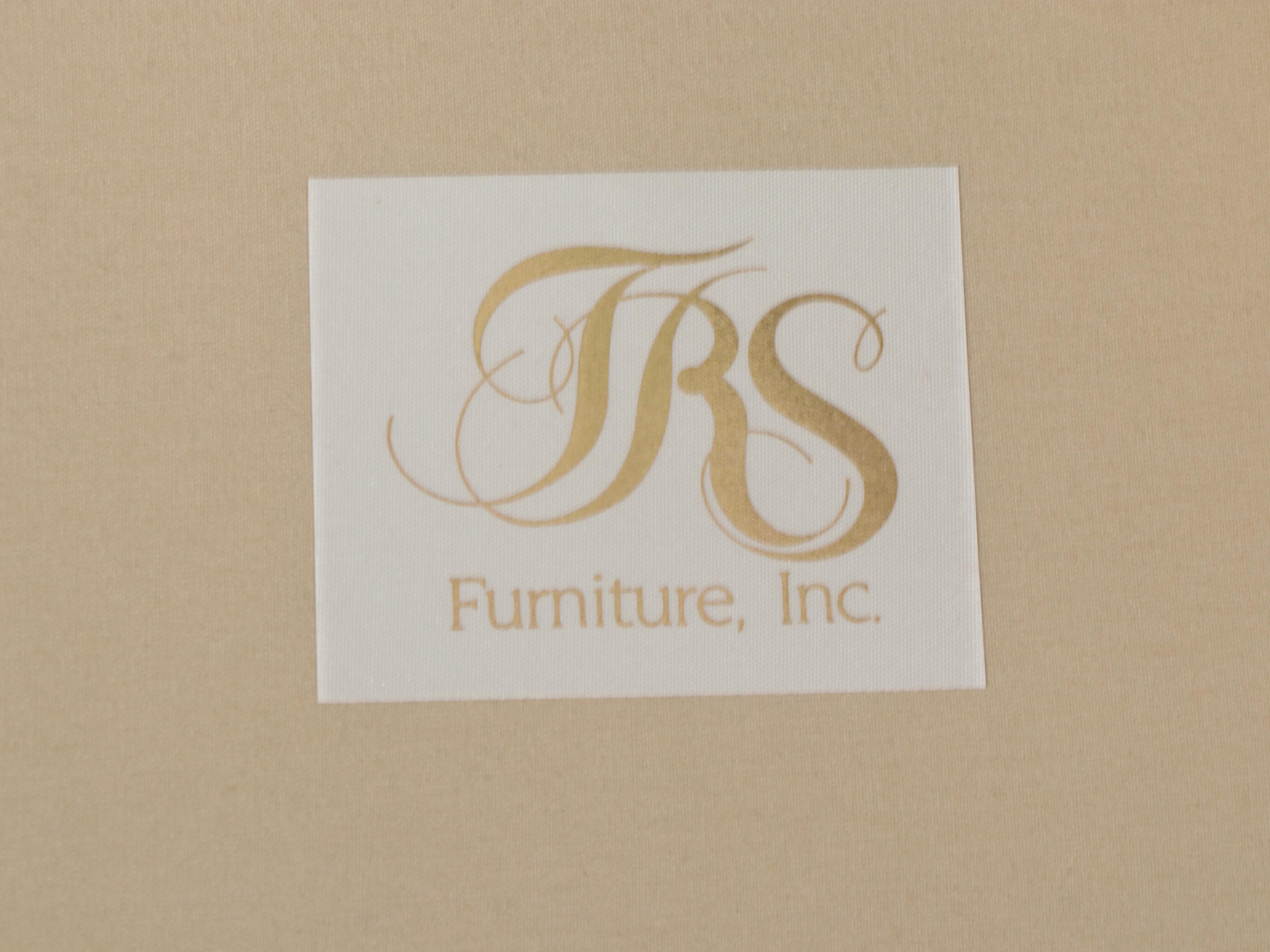 Pair of TRS Furniture Inc. Floral-Upholstered Easy Armchairs