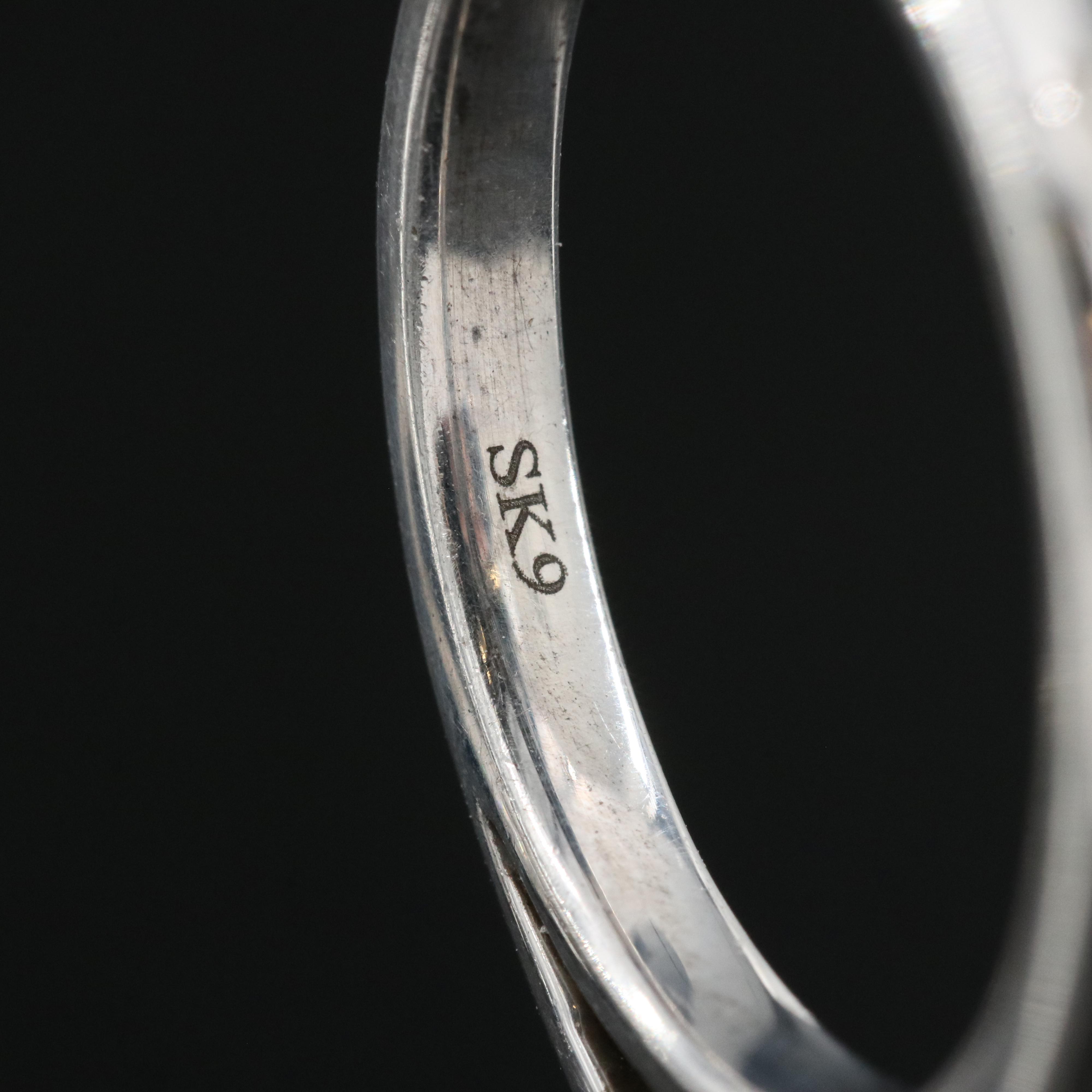 Sterling Diamond Rings