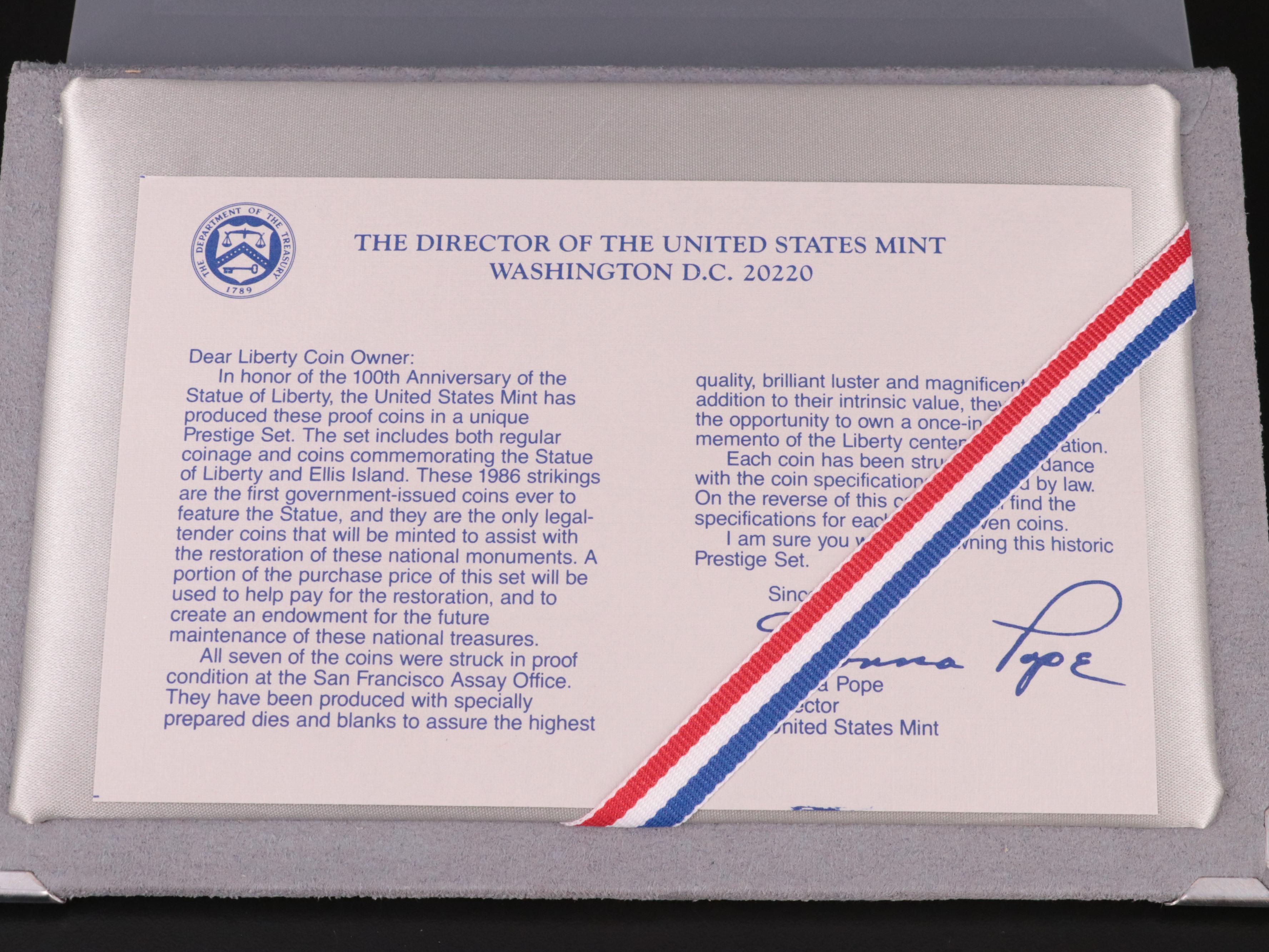 Four U.S. Mint Prestige Proof Sets