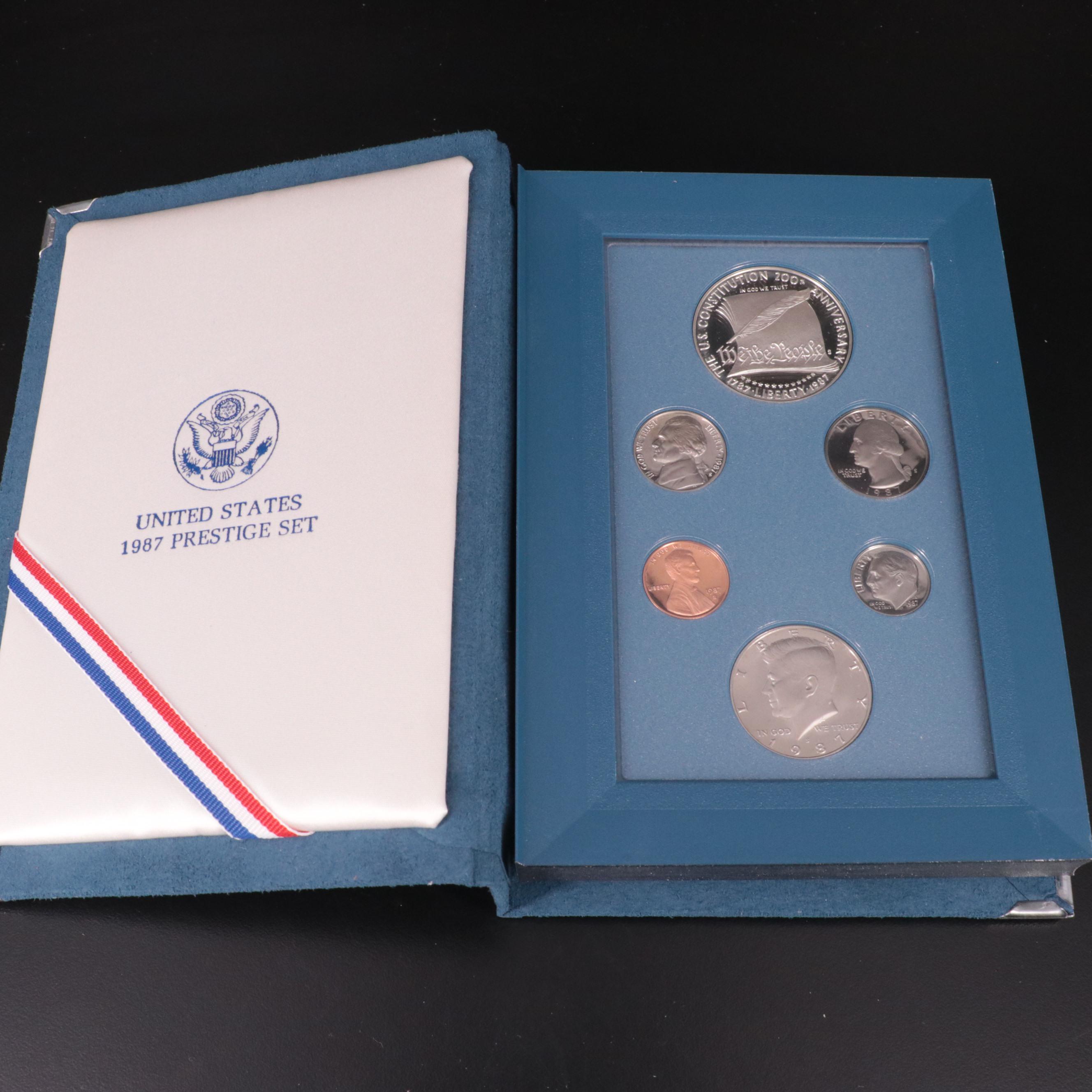 Four U.S. Mint Prestige Proof Sets