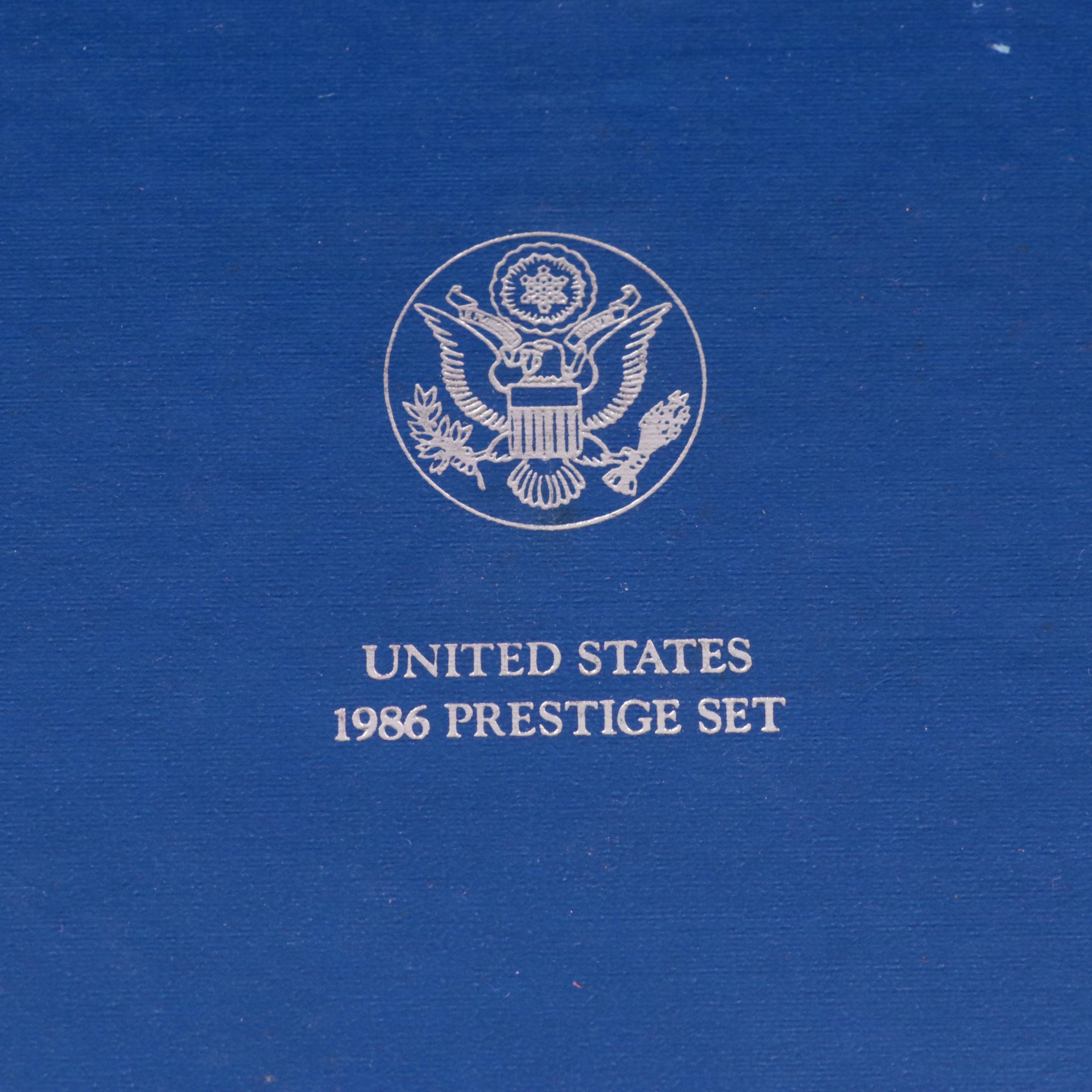 Four U.S. Mint Prestige Proof Sets