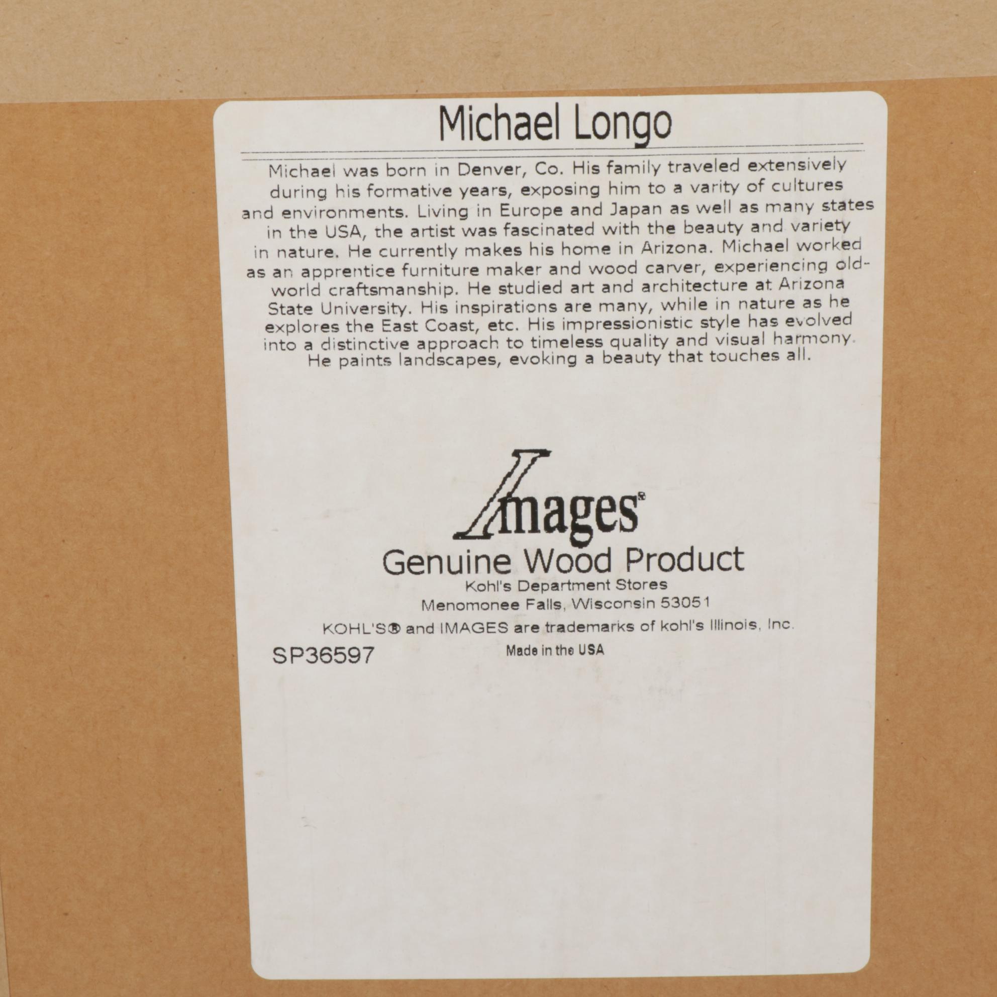 Offset Lithographs After Michael Longo "Provencal Village III," 21st Century