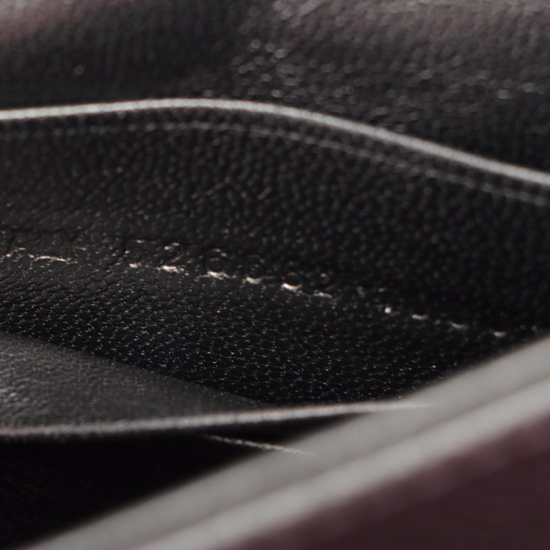 Balenciaga BB Chain Strap Crossbody Bag in Black Grain Leather