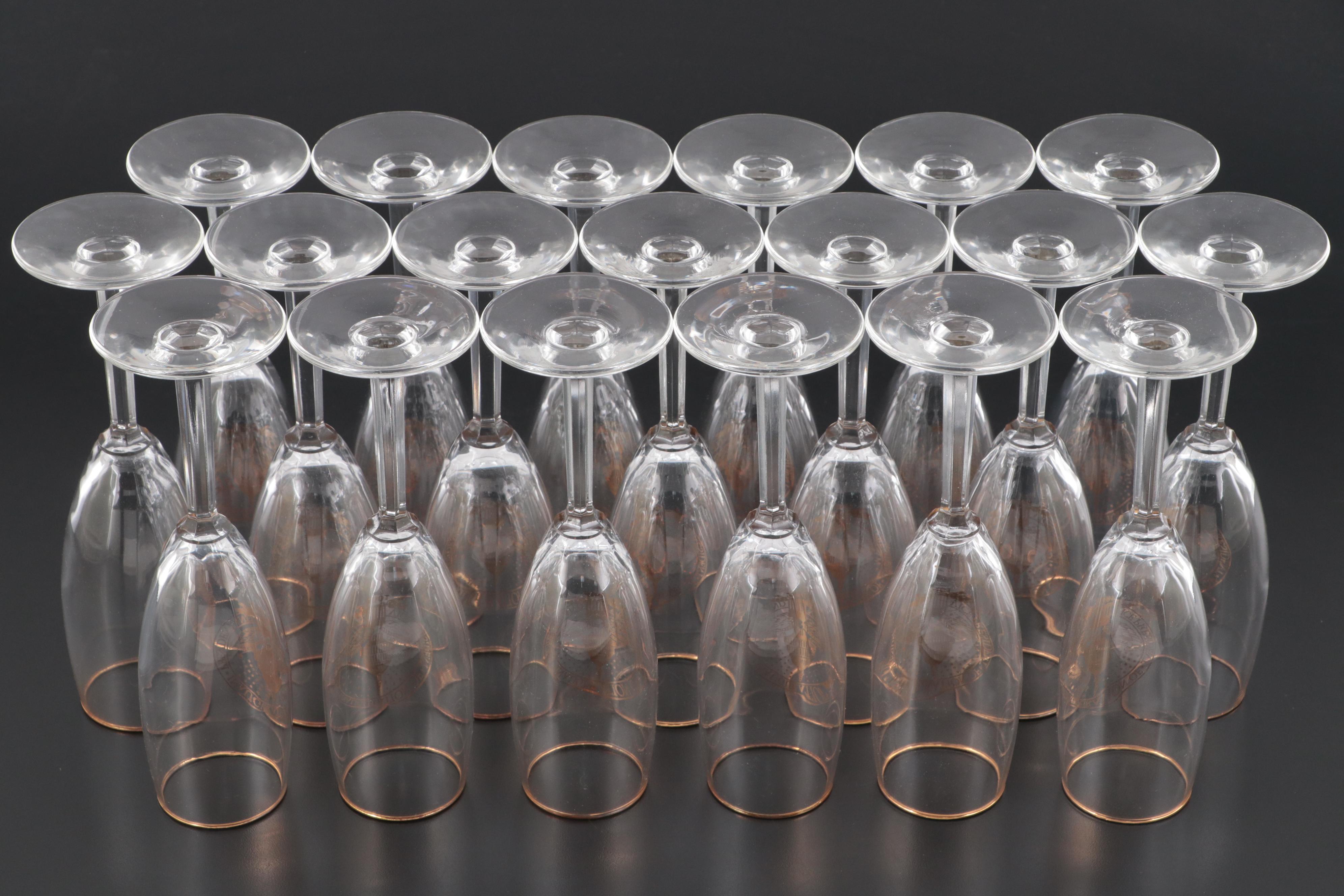 2001 Bush Cheney Presidential Inaugural Champagne Flutes