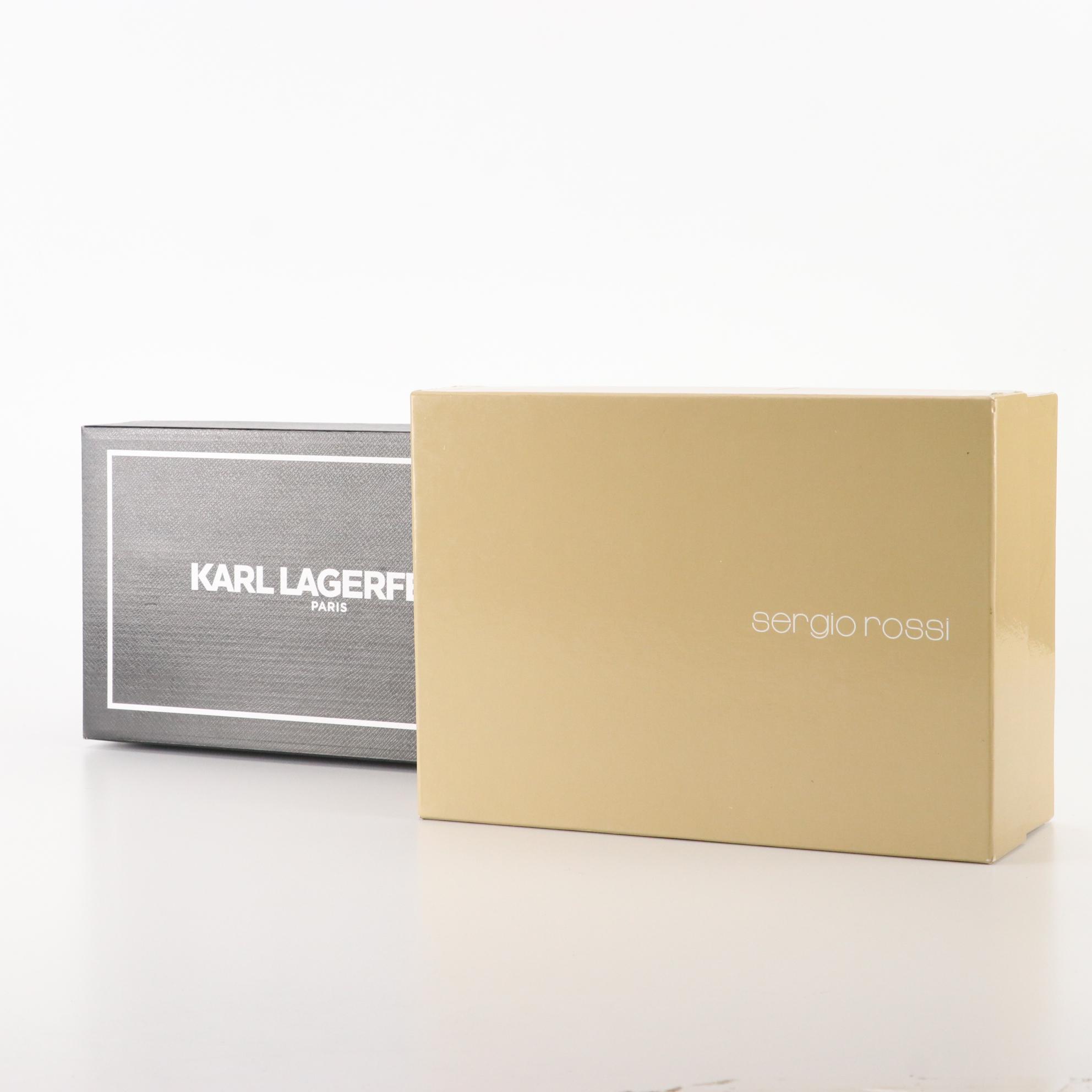 Ralph Lauren, Karl Lagerfeld, and Santini Mavardi Heeled Sandals