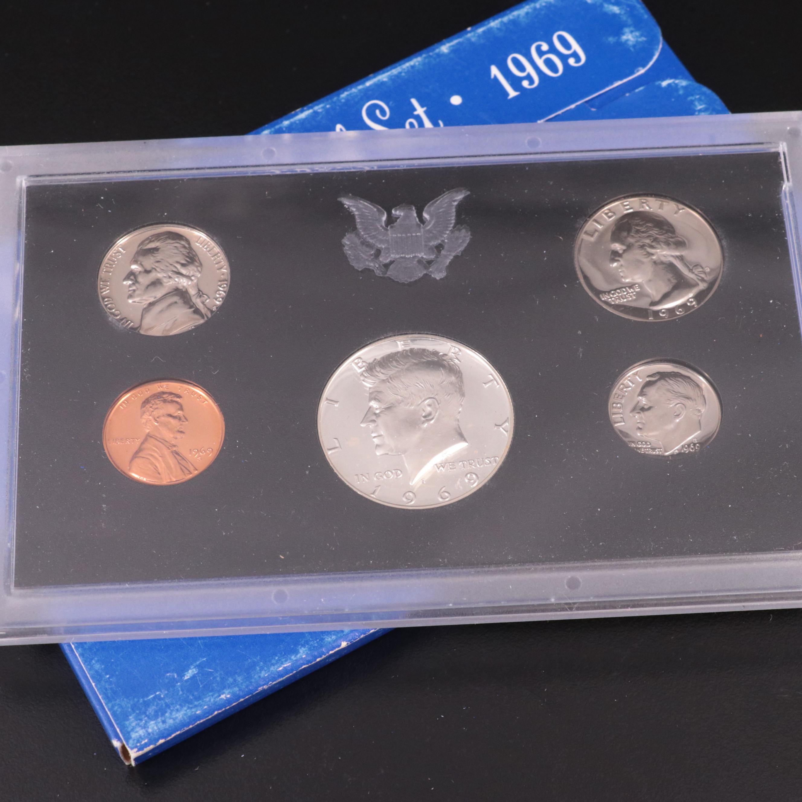 Ten U.S. Mint Proof Sets
