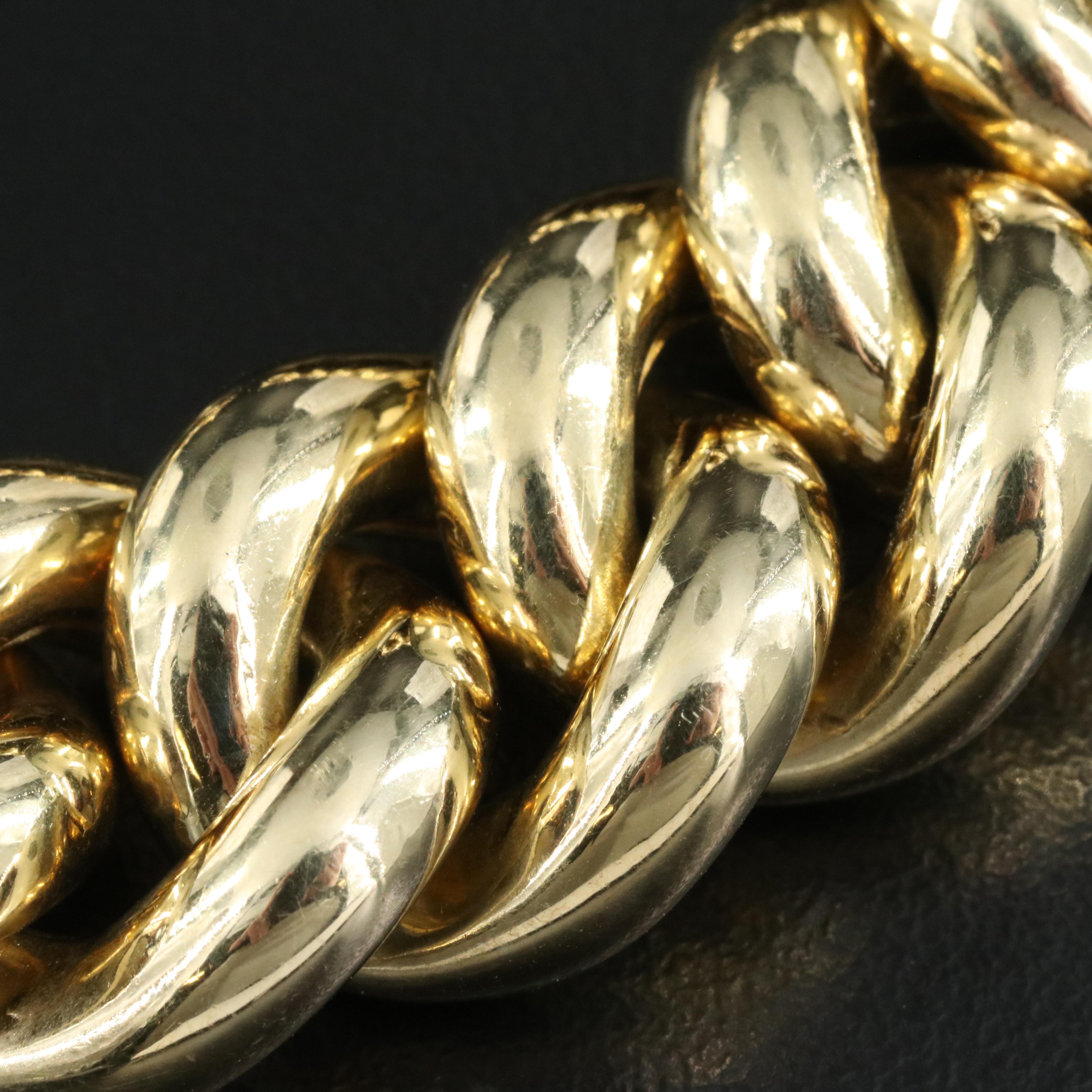 14K Curb Link Bracelet