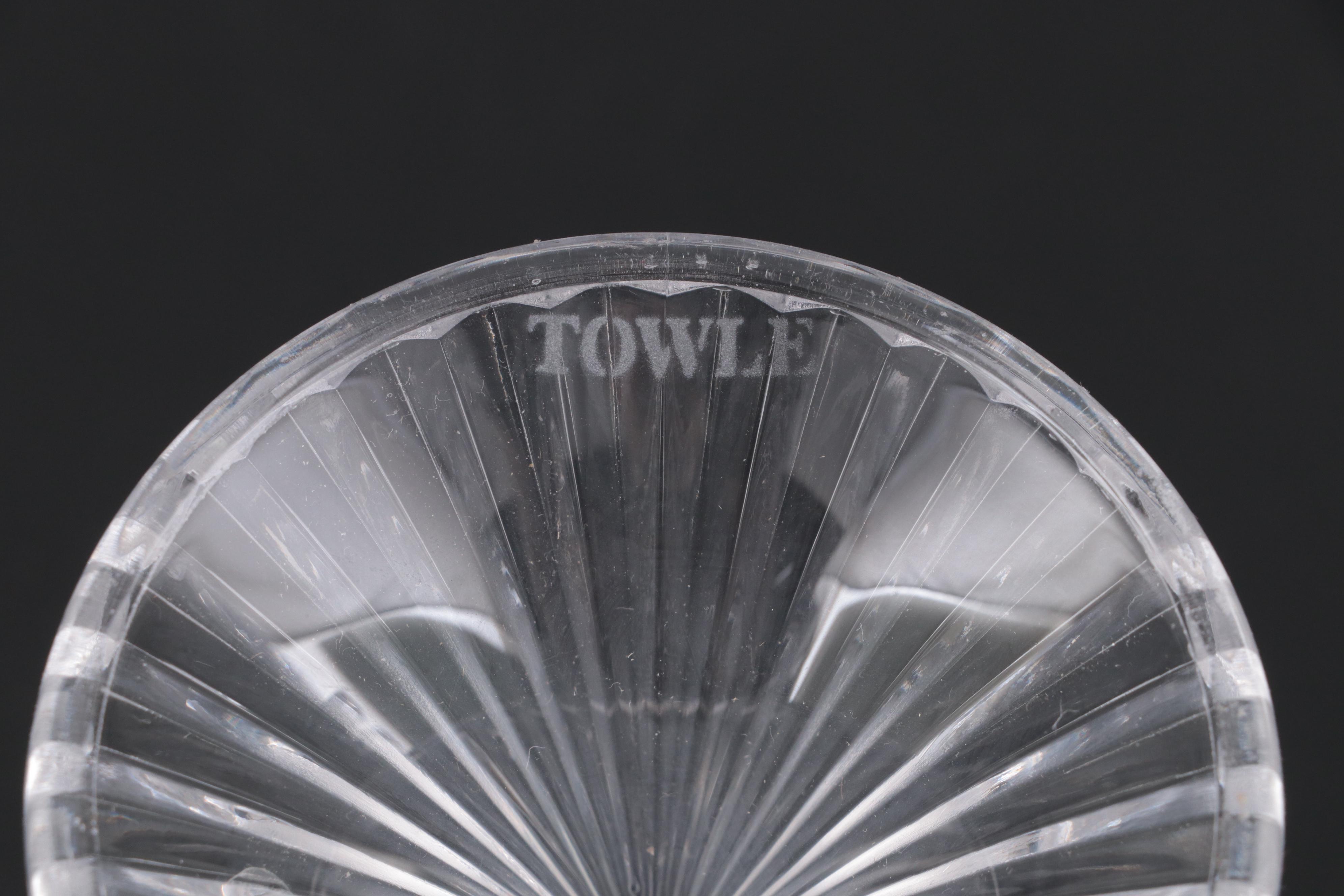 Towle Crystal Candlestick Pairs