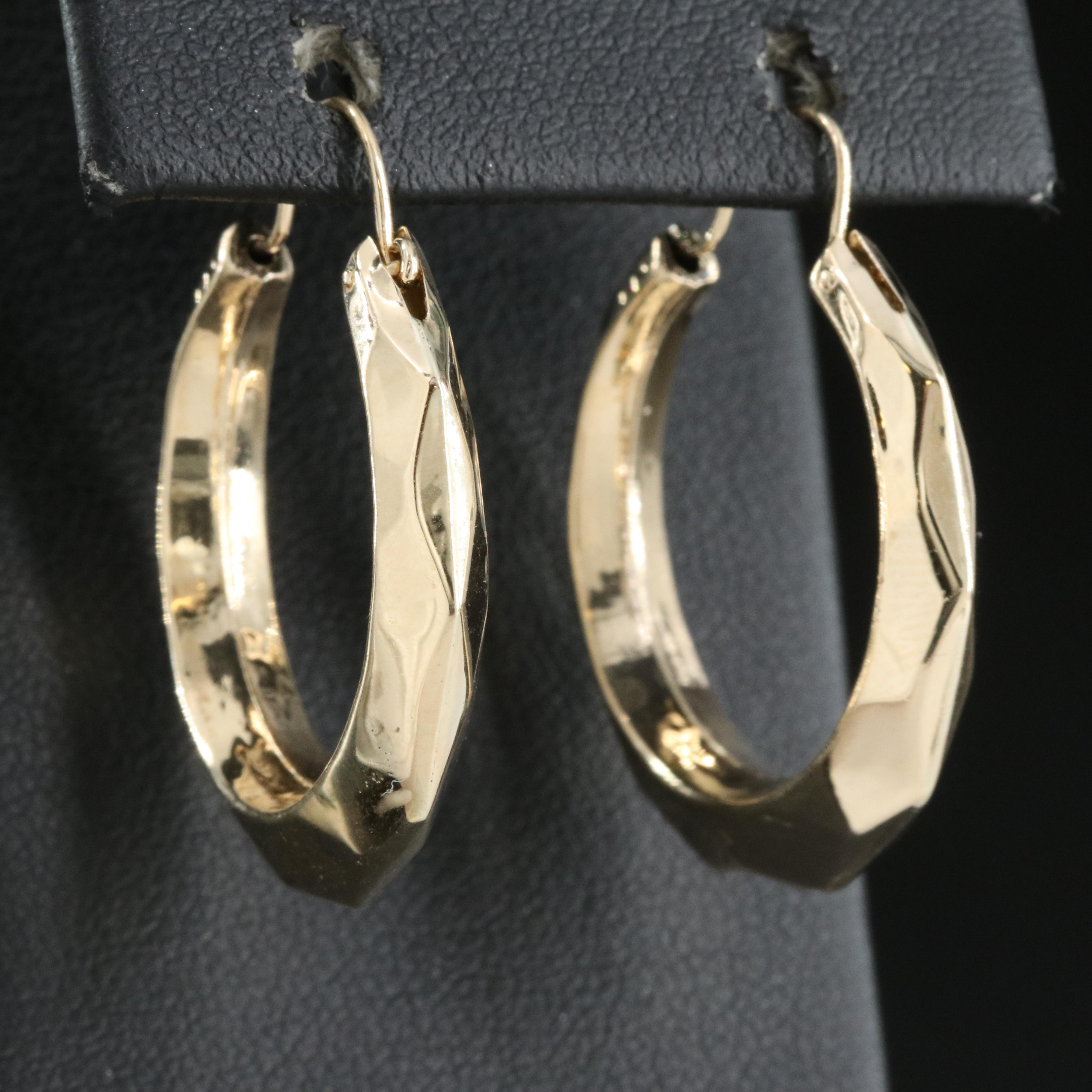14K Hoop Earrings