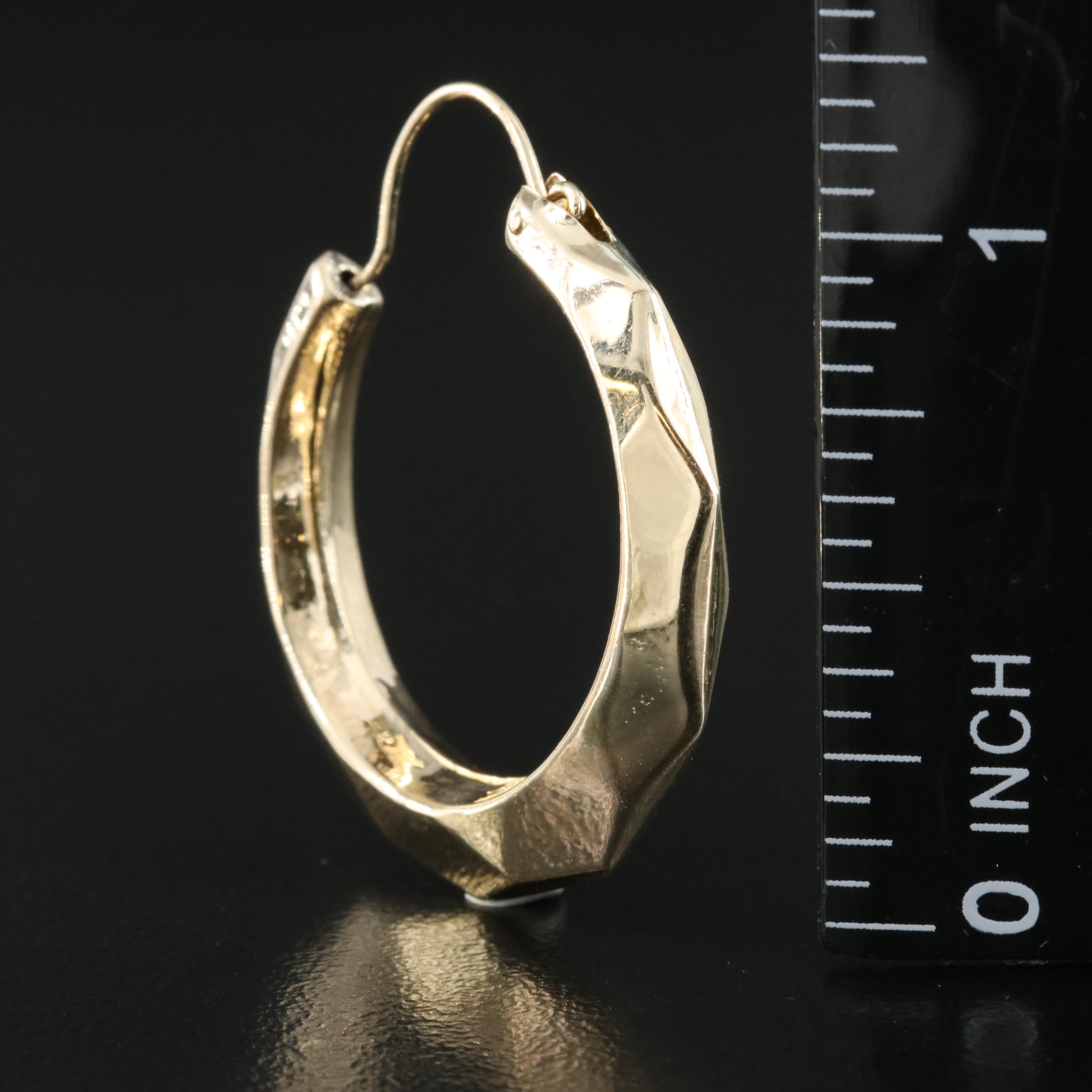 14K Hoop Earrings