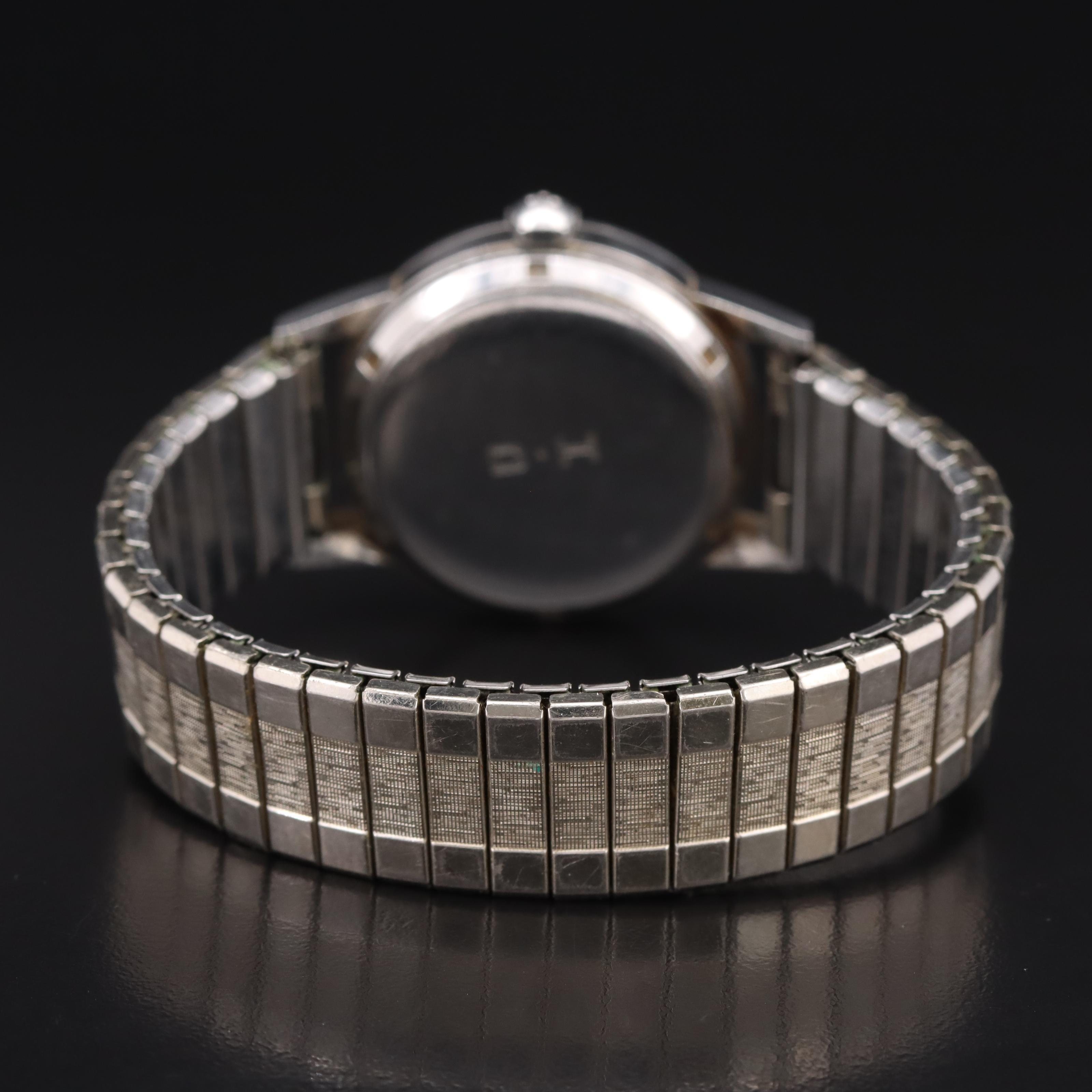 Vintage Gubelin Matic Date Stainless Steel Watch