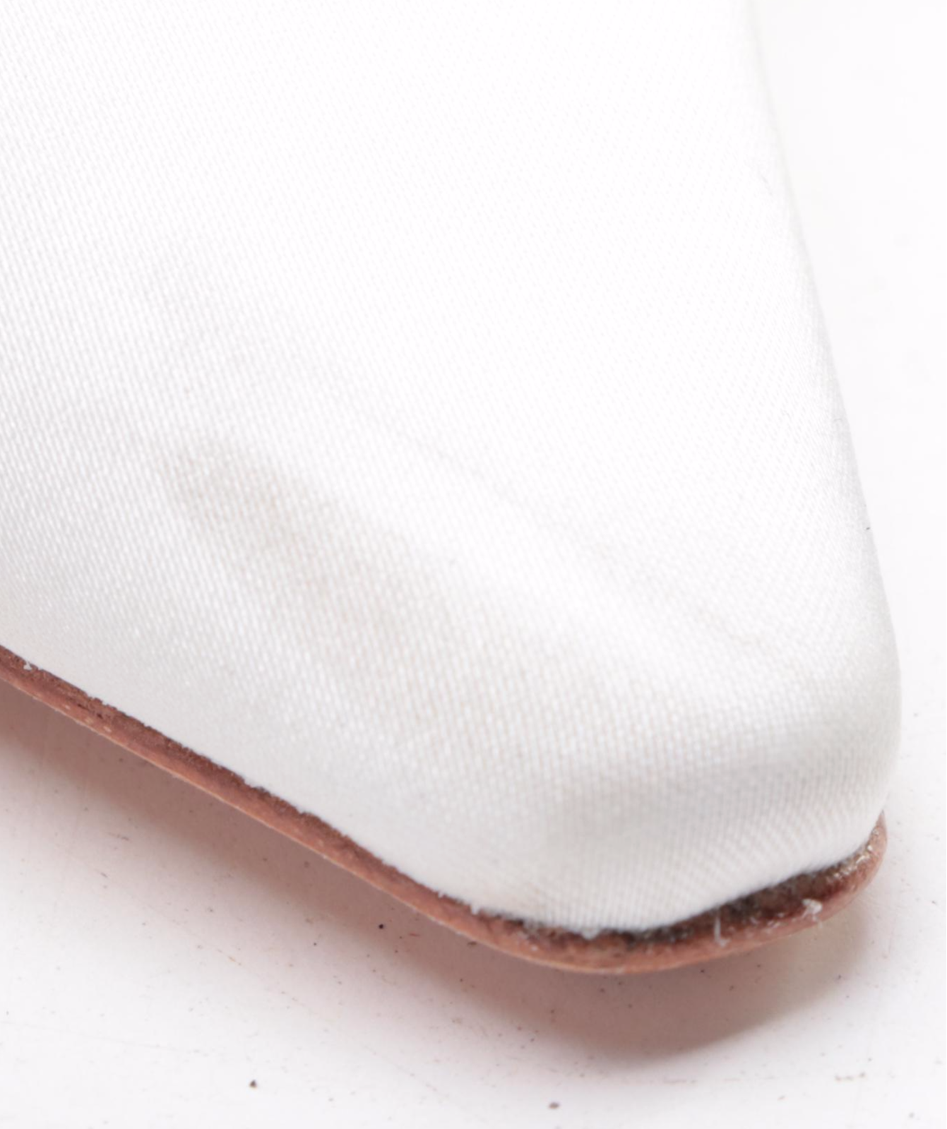 Mach & Mach Double Crystal Bow Pointed Toe Satin Pumps