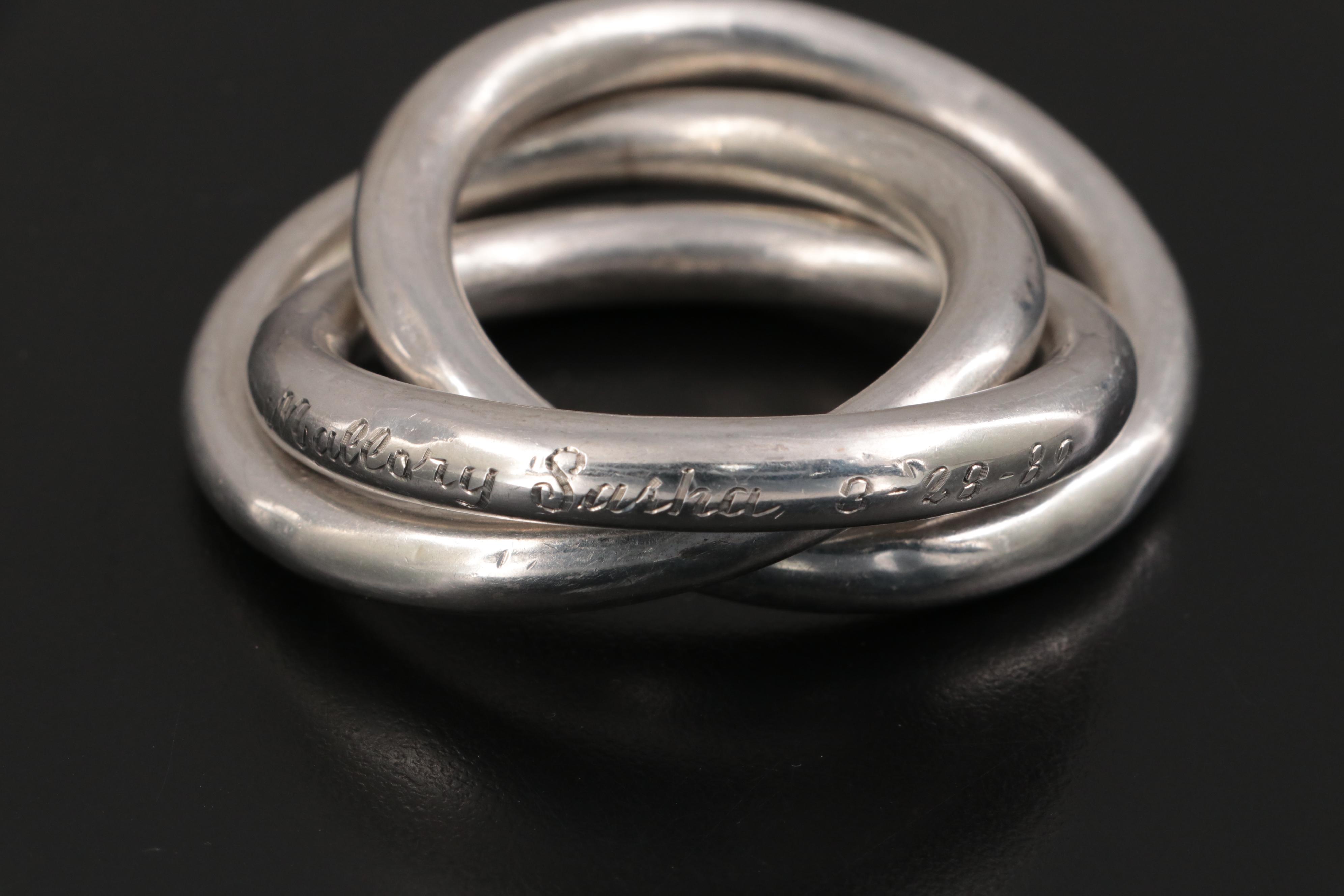 Tiffany & Co Sterling Silver Rattle and Other Sterling and Silver Baby Items