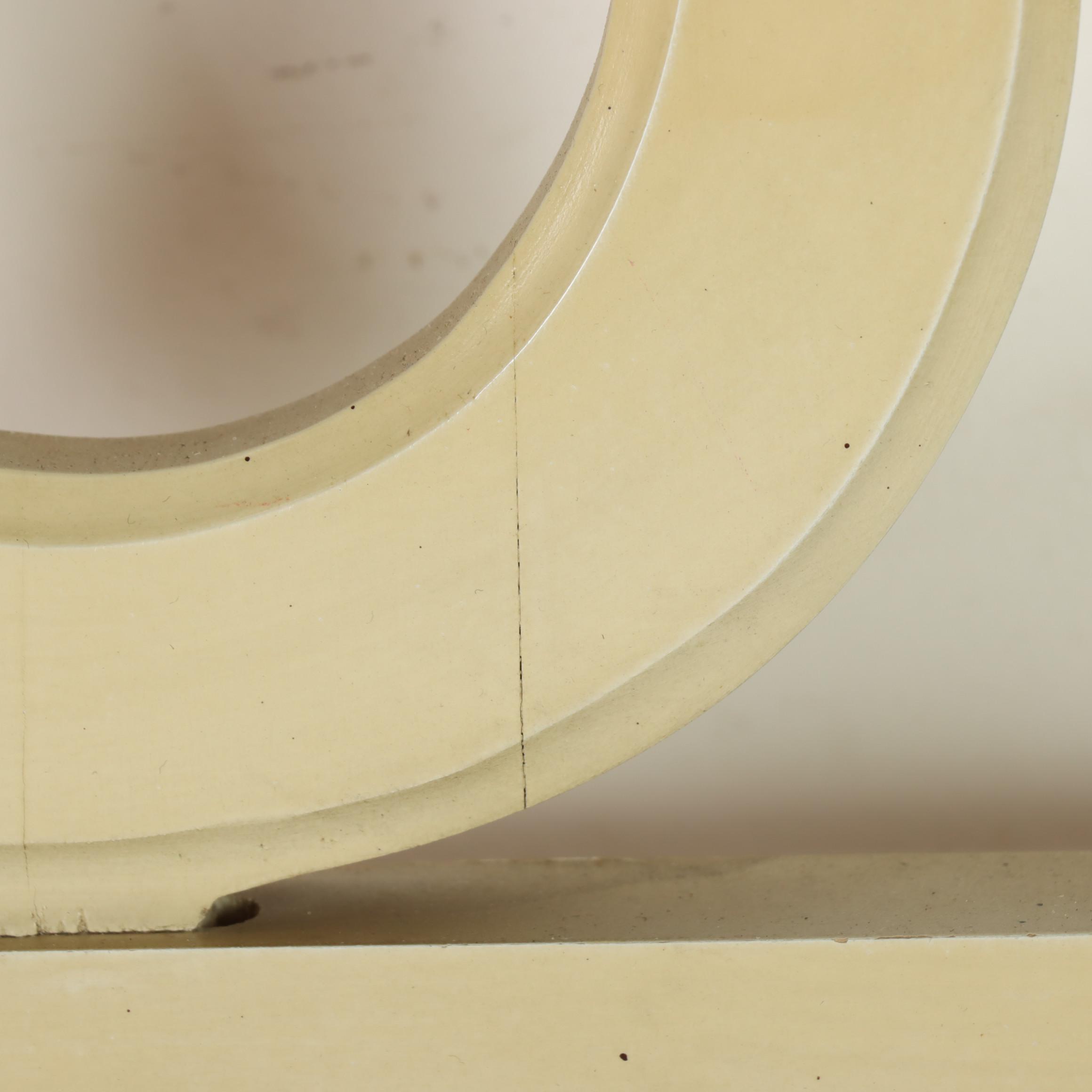 French Provincial Style Painted and Parcel-Gilt Full Size Headboard