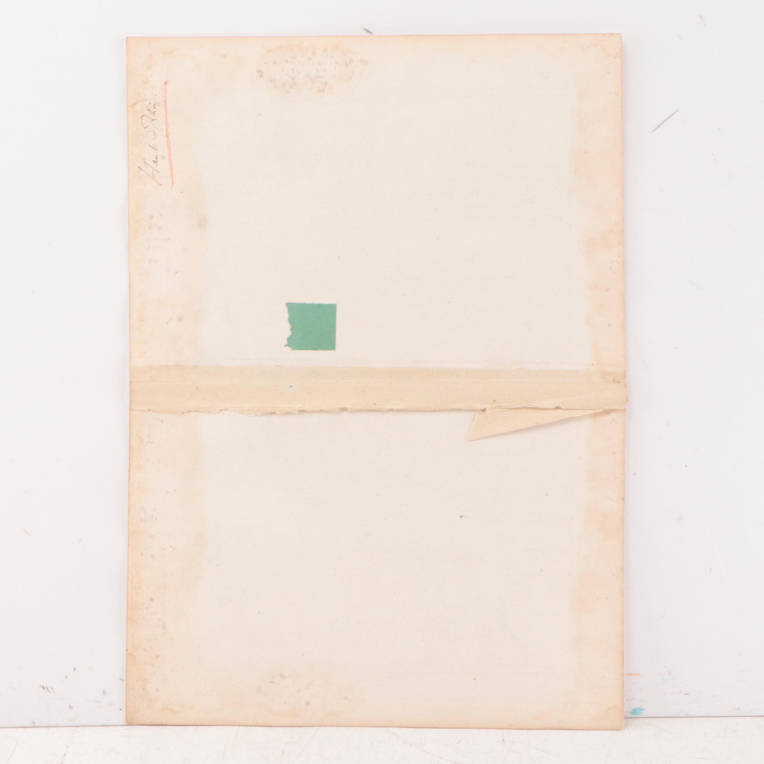 Rigobert Bonne Hand-Colored Map "Cercle du Haut Rhin," 1790