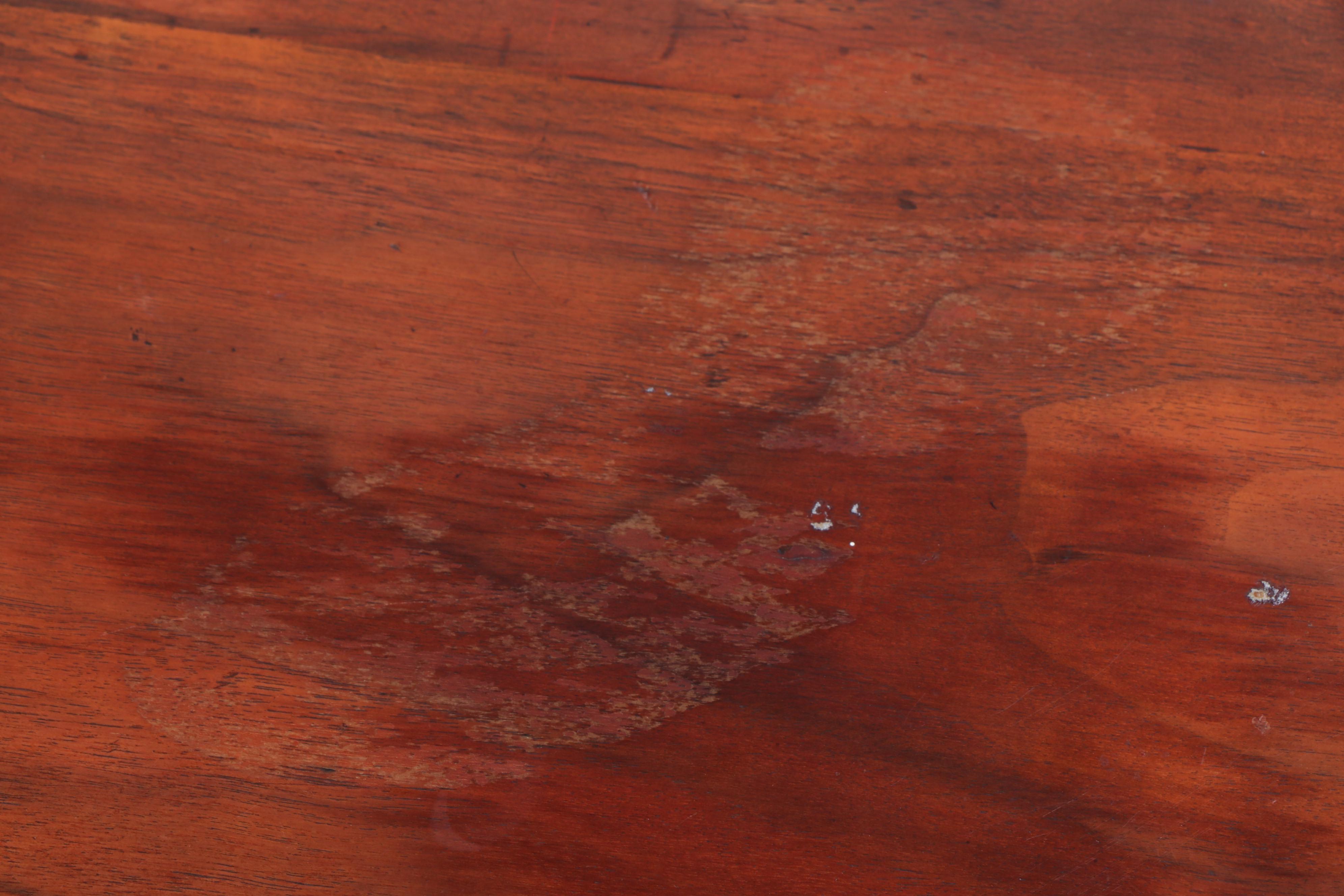 American Rococo Revival Walnut Three-Drawer Serpentine Bedside Chest