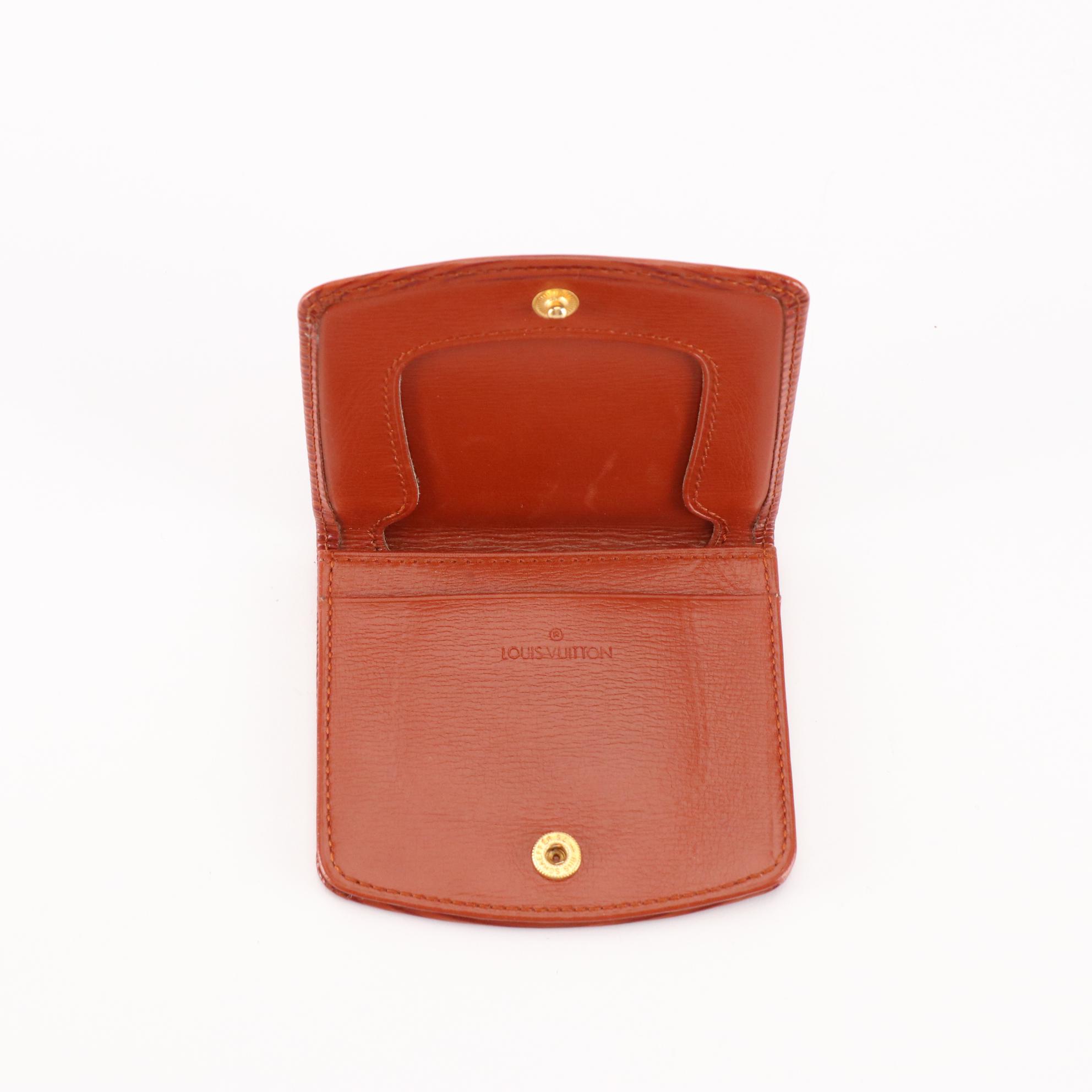 Louis Vuitton Coin Purse in Kenyan Fawn Epi Leather