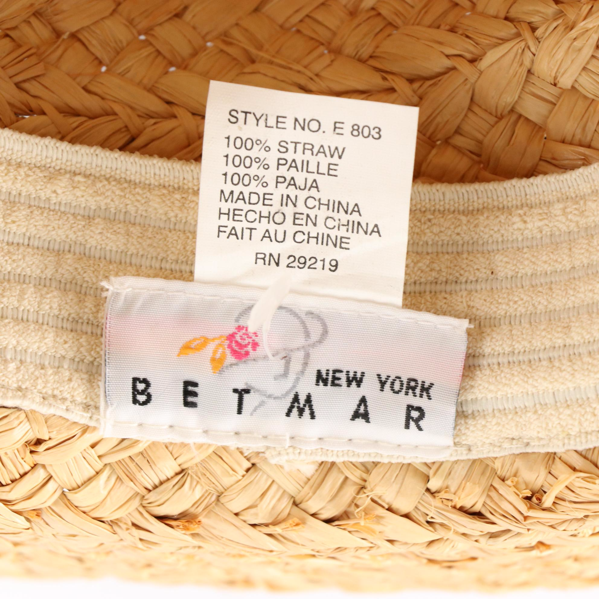 Betmar Wide Brim Straw Hat with Bow, Scala Straw Sun Hat, and Other Boater Hat