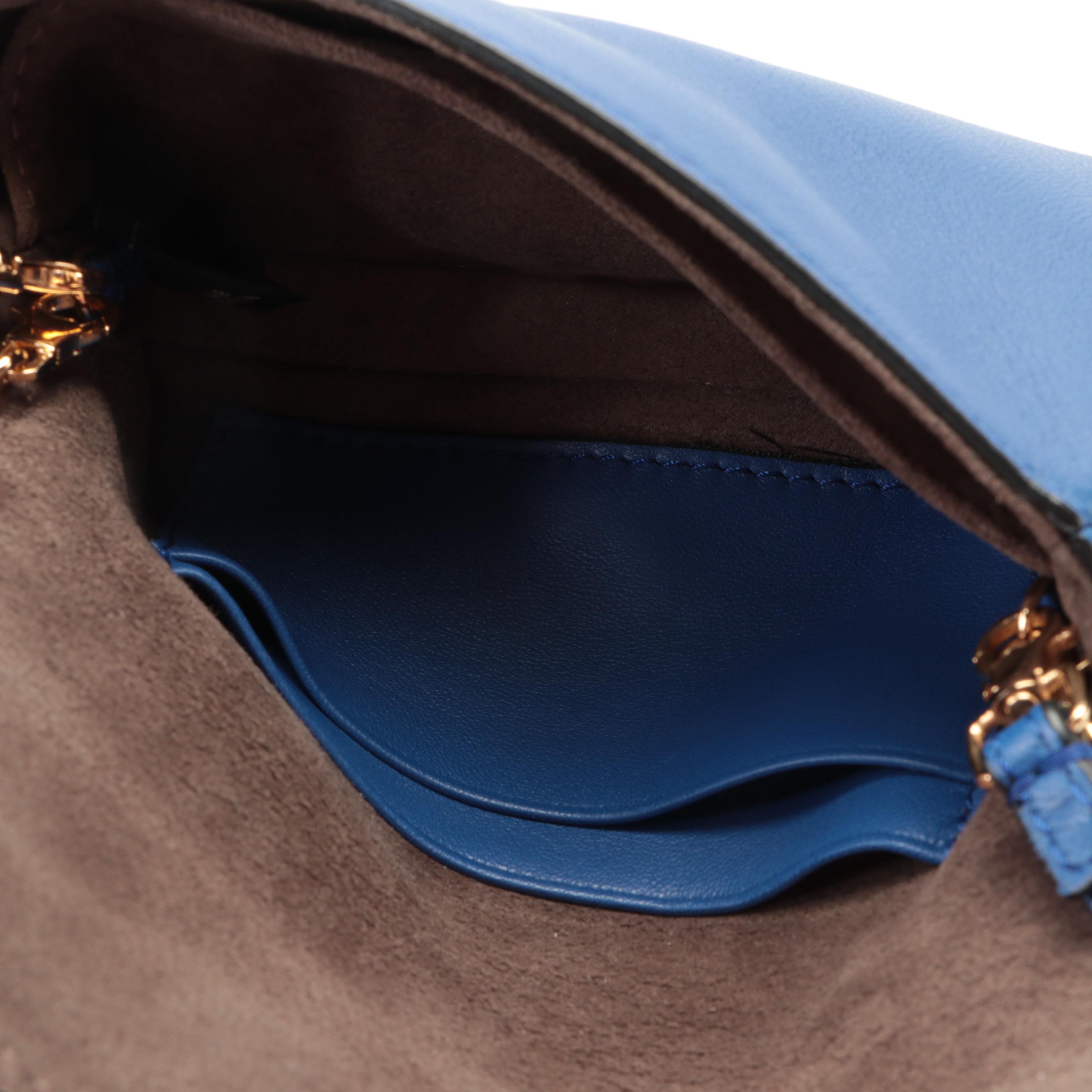 Fendi Leather Micro Baguette Bag