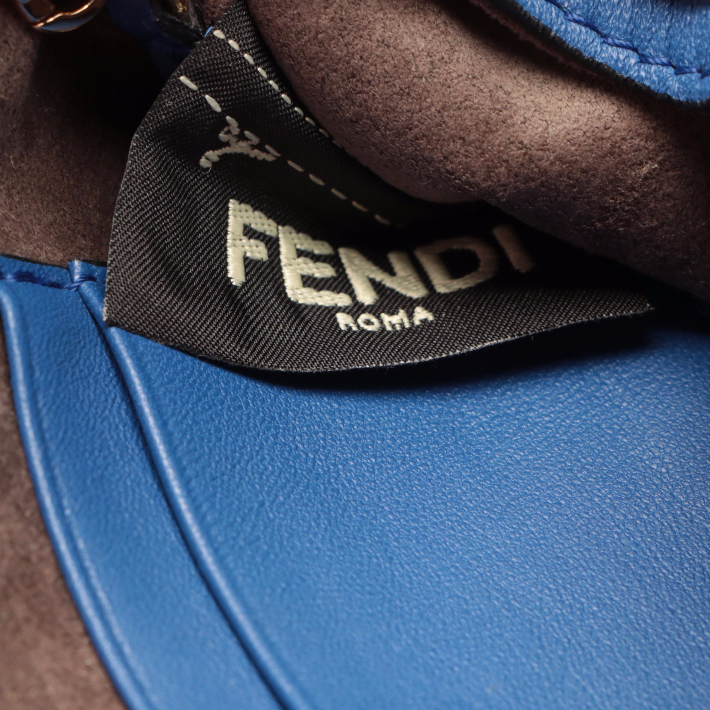 Fendi Leather Micro Baguette Bag