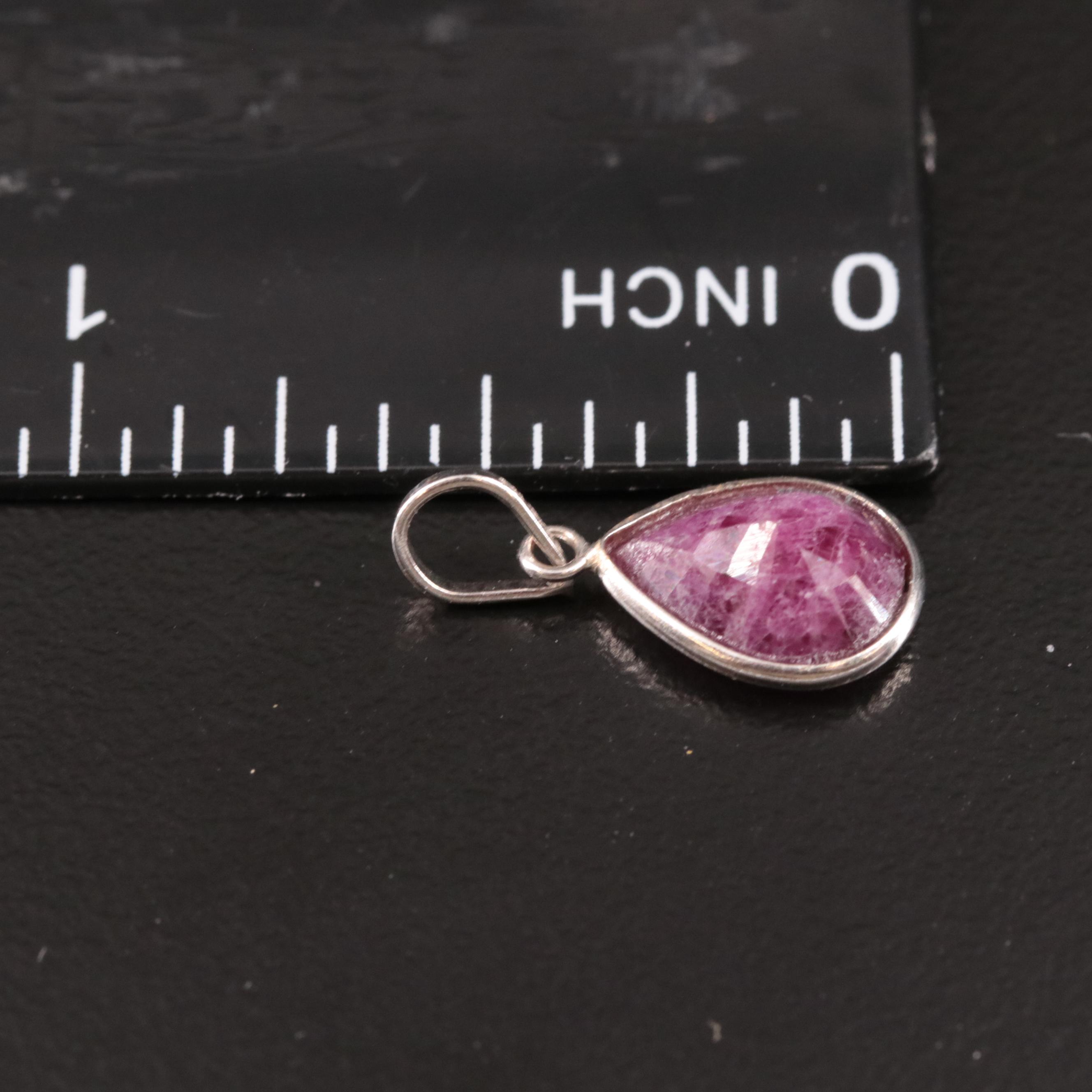 14K Filled Corundum Pendant