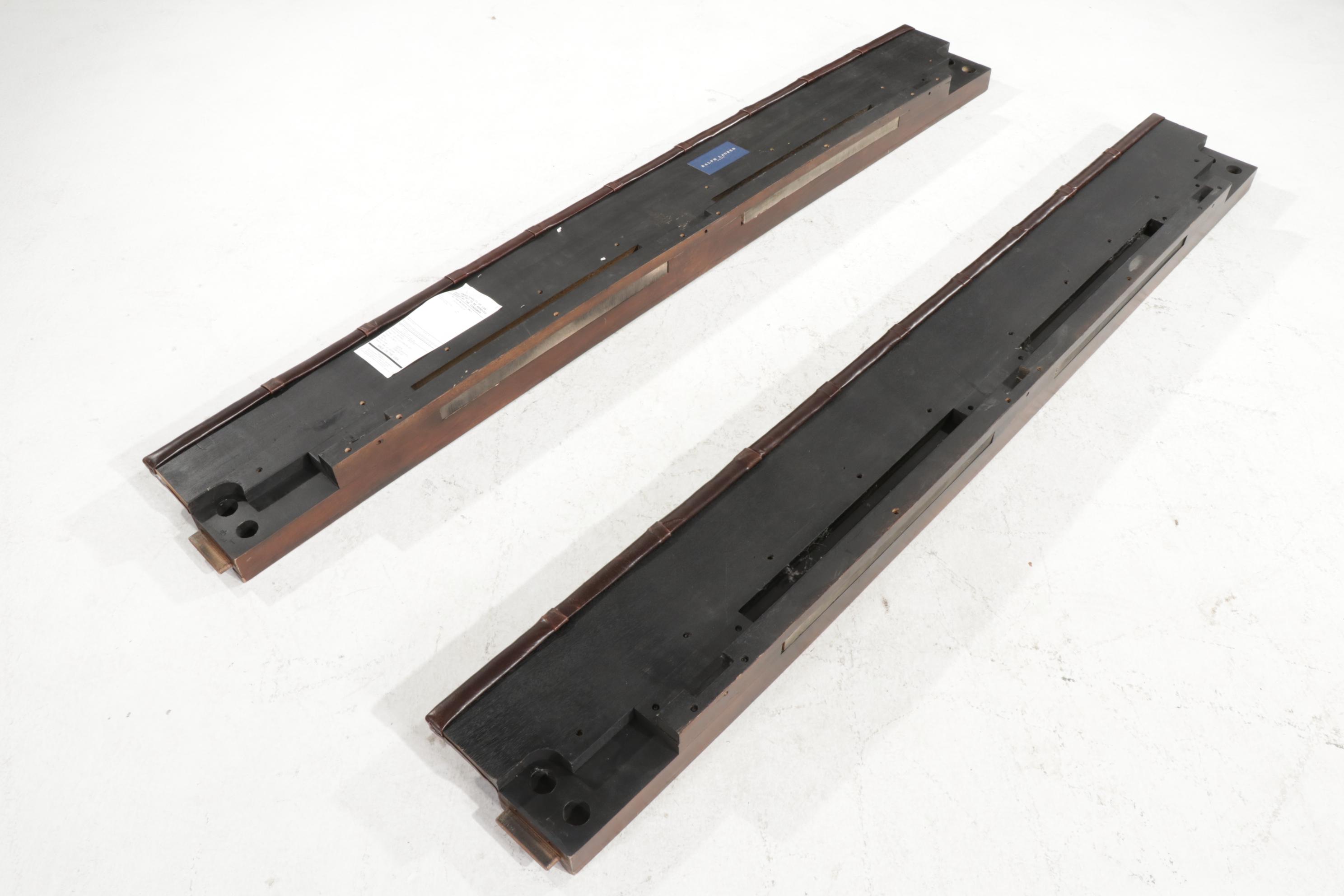 Henredon for Ralph Lauren Home Button-Tufted Leather Bed