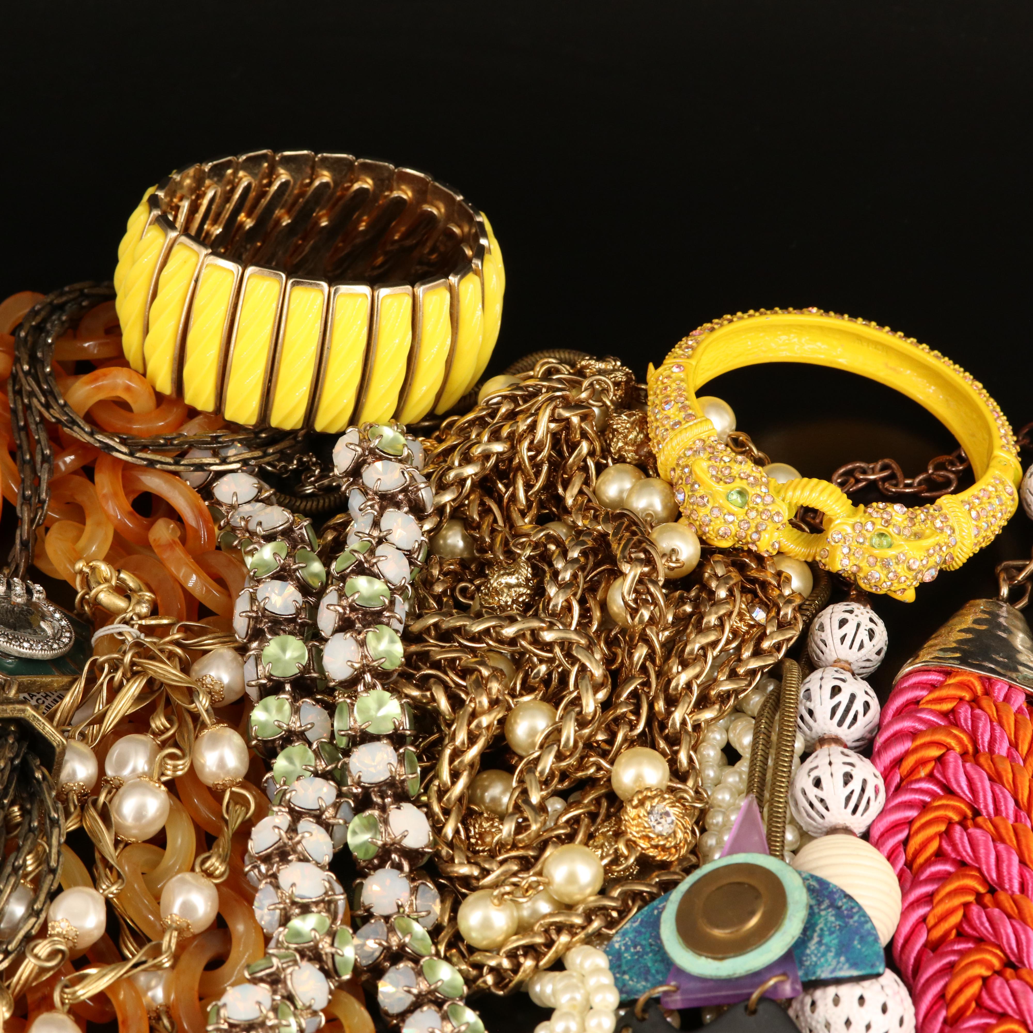 Mother-of-Pearl, Rhinestones and Trifari Featured in Jewelry Collection