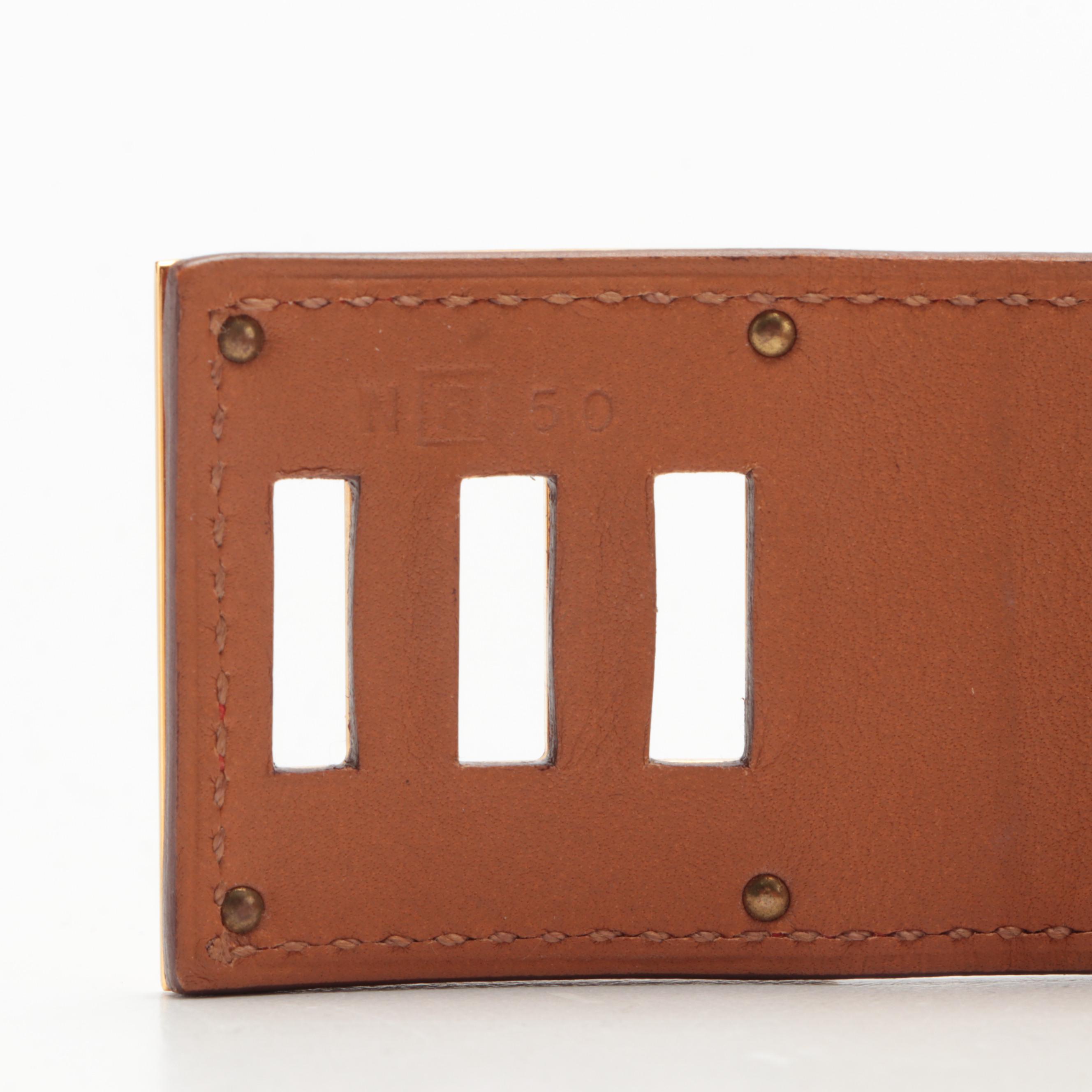 Hermès Kelly Dog Bracelet in Leather