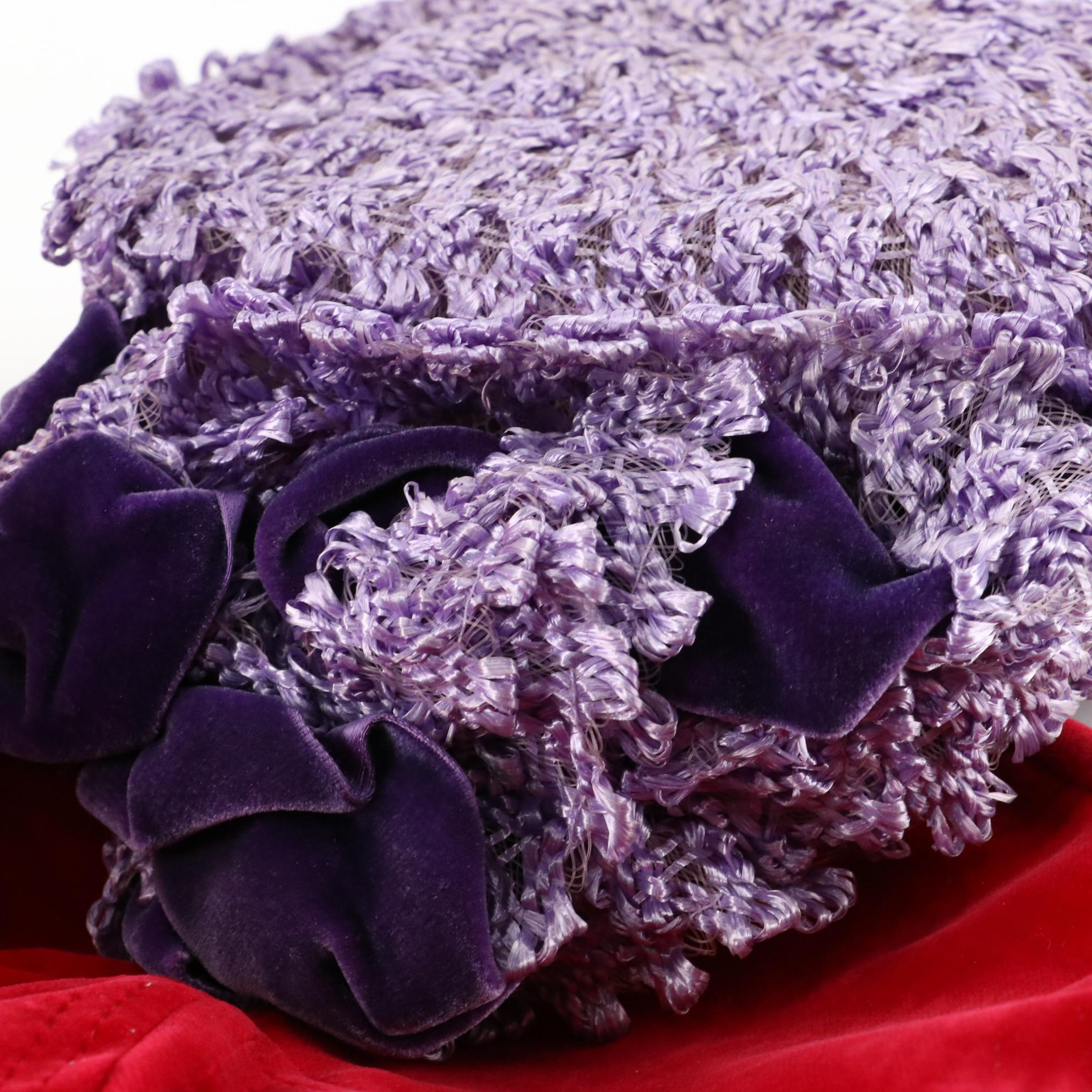 Hattie Carnegie, Sara Sue, MariDa, Amy, and Other Vintage Velvet and Straw Hats