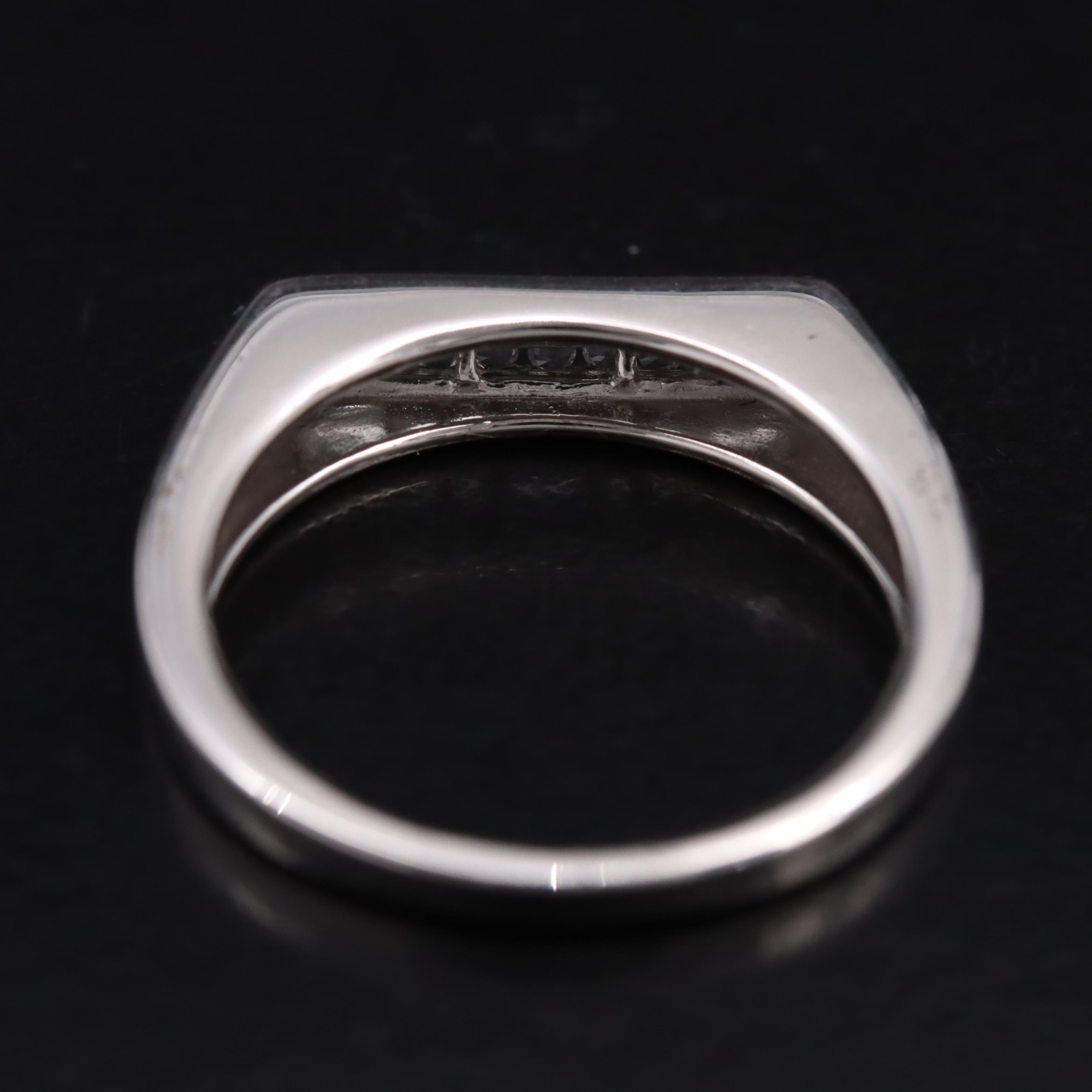 Sterling White Sapphire Band