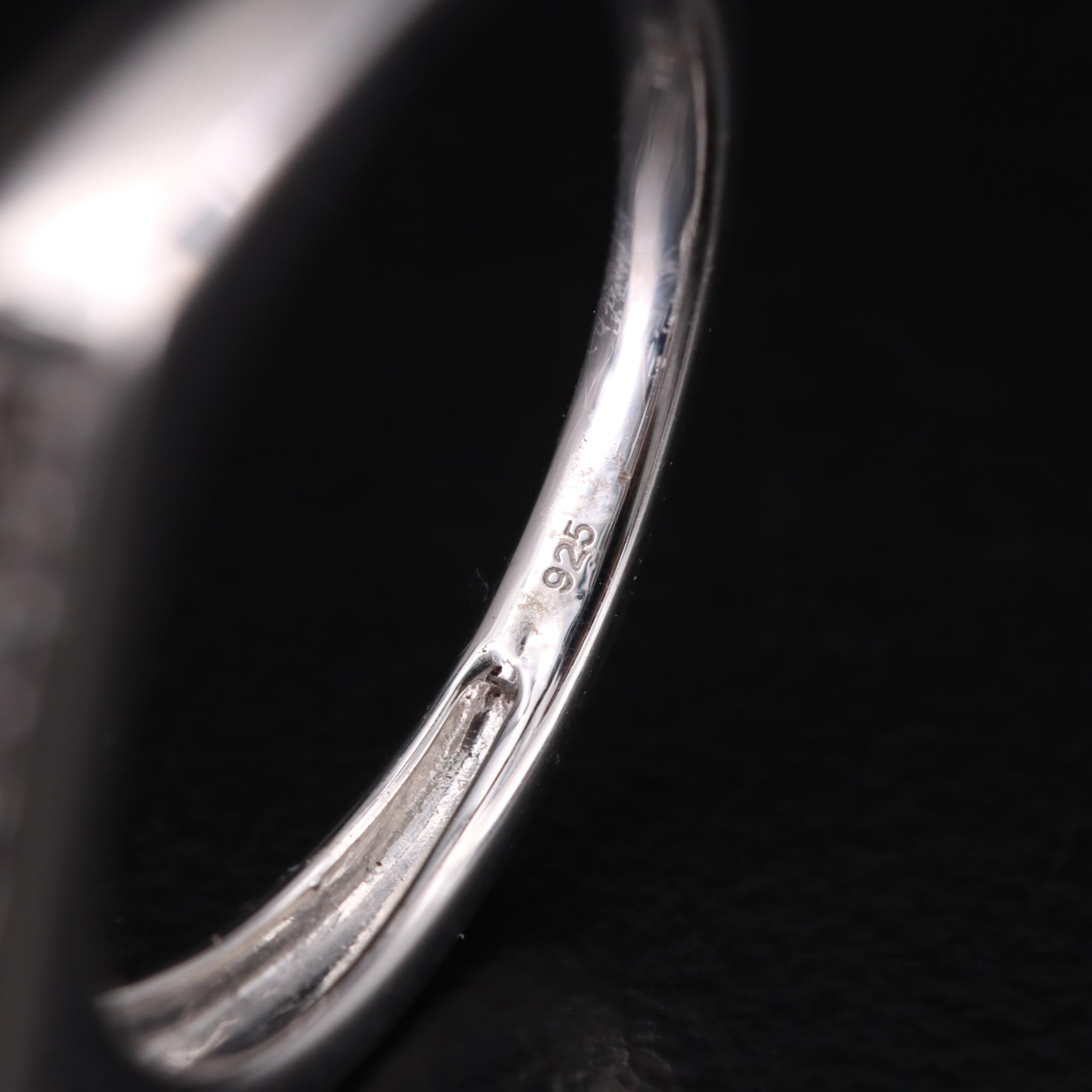 Sterling White Sapphire Band