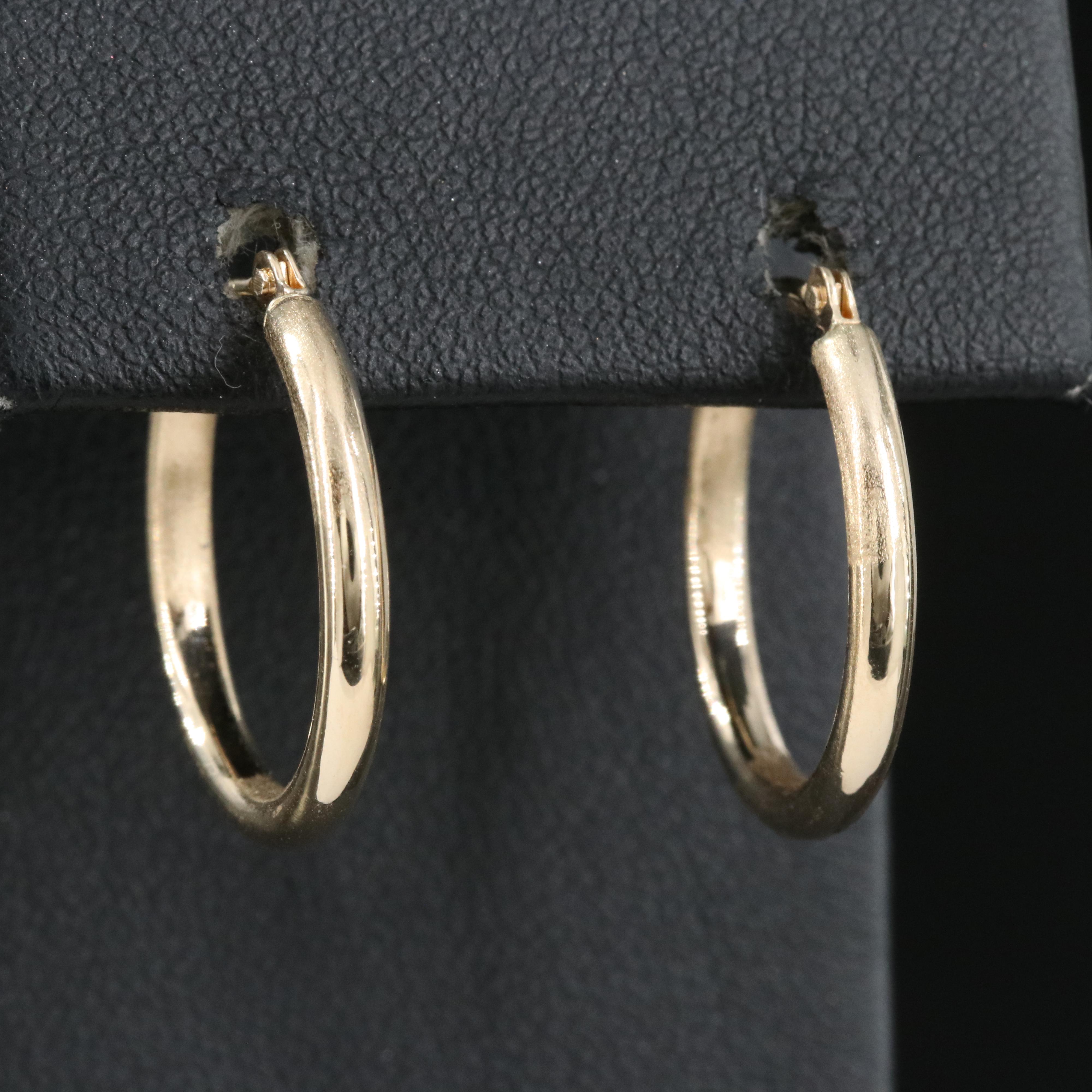 14K Hoop Earrings