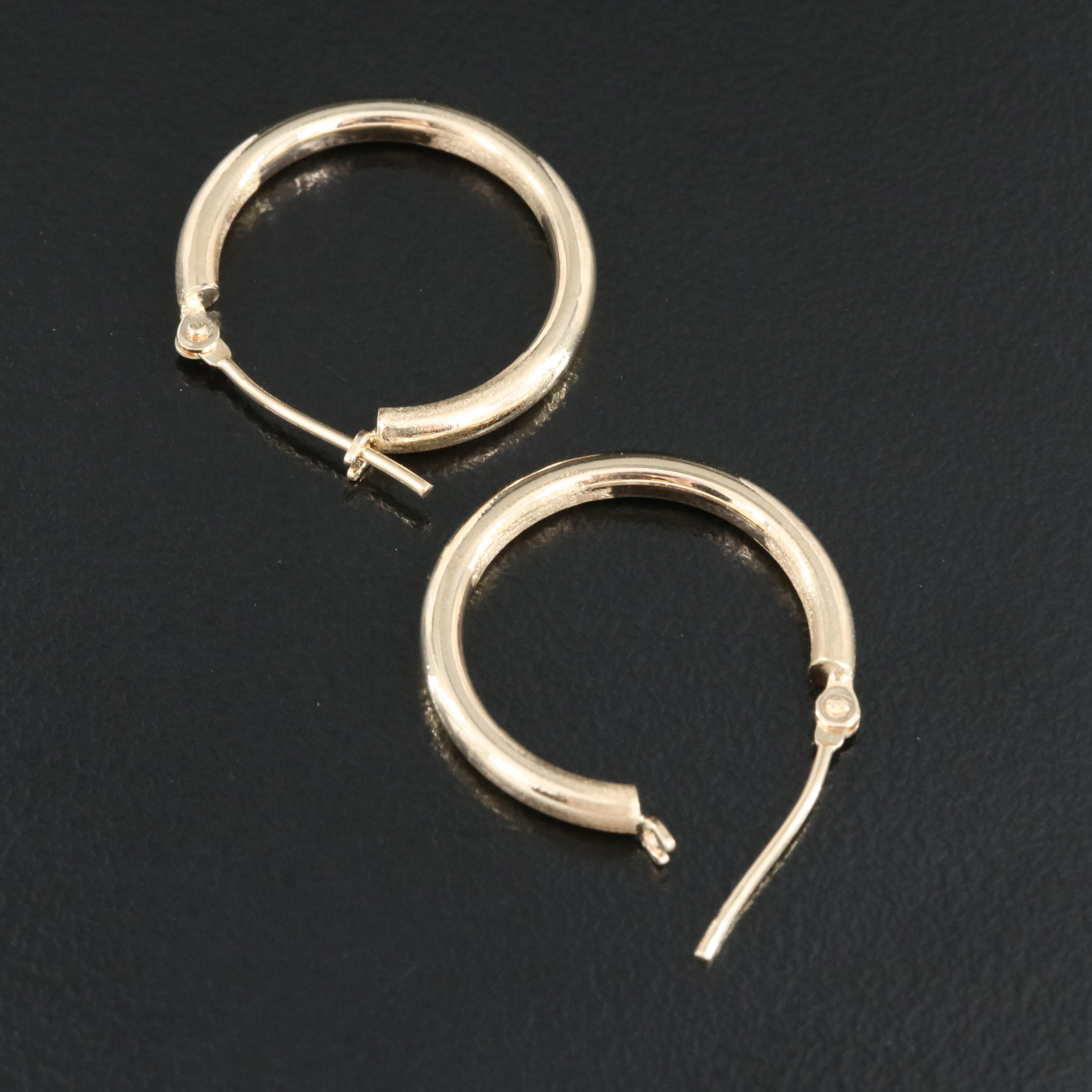 14K Hoop Earrings