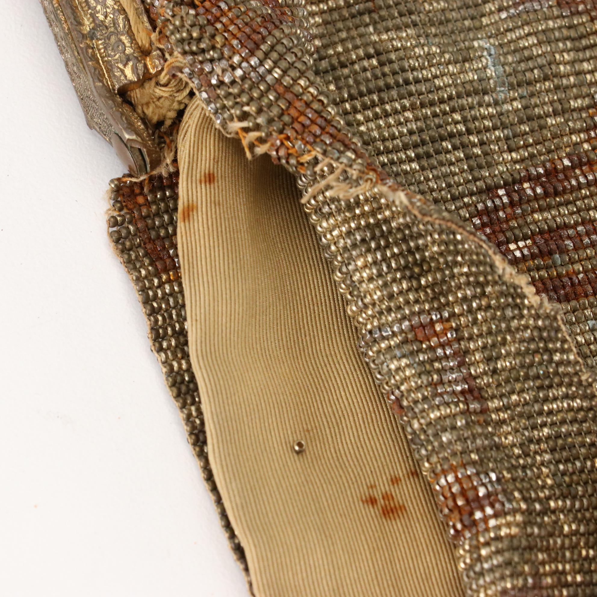 Beaded Frame Bag with Compact Mirrors