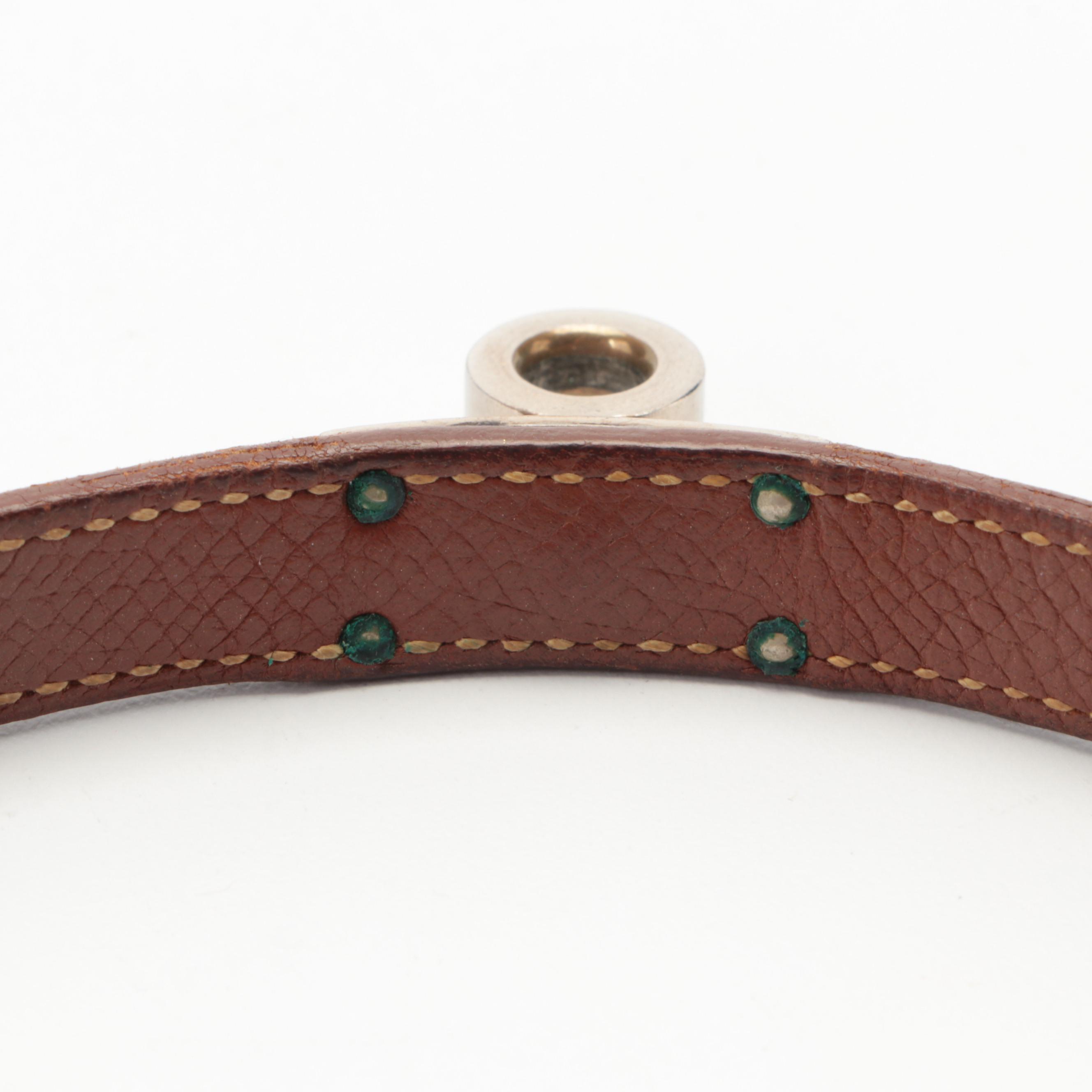 Hermès Kelly Double Tour Bracelet in Leather