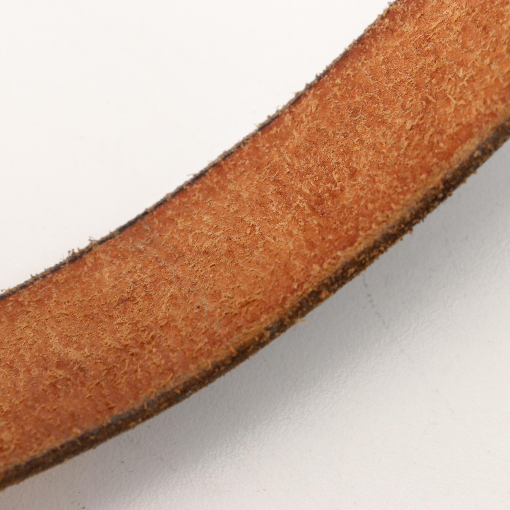 DJ Sterling Silver and Black Leather Southwestern Concho Belt