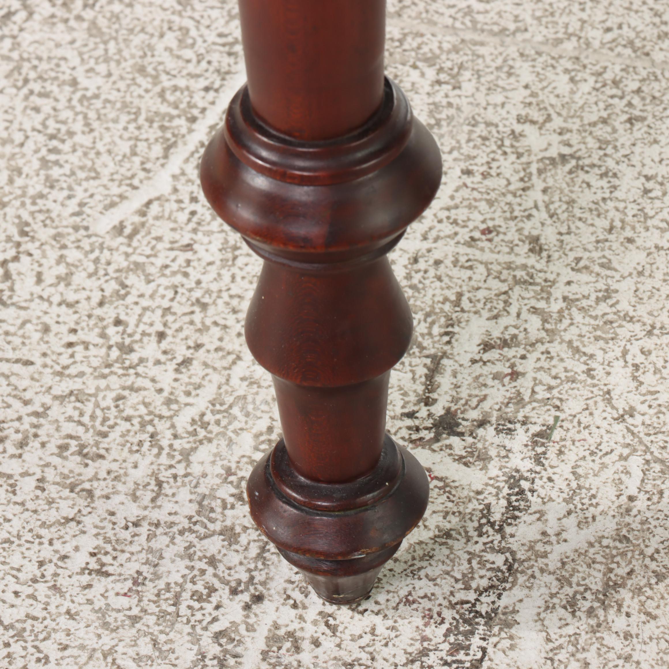 American Primitive Cherrywood Drop-Leaf Table, 19th Century