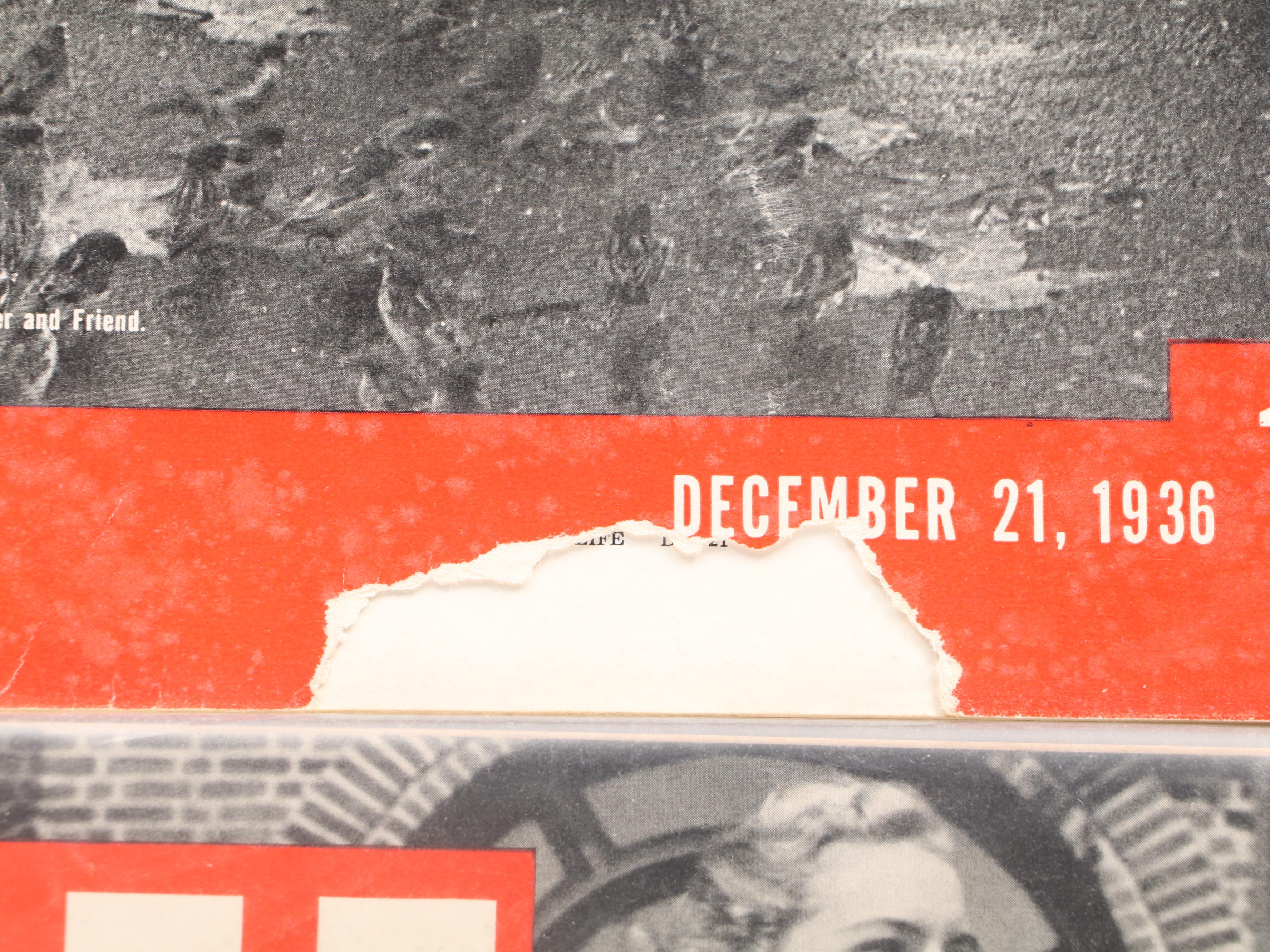 "LIFE" Magazine Collection Featuring Benito Mussolini and More, 1930s