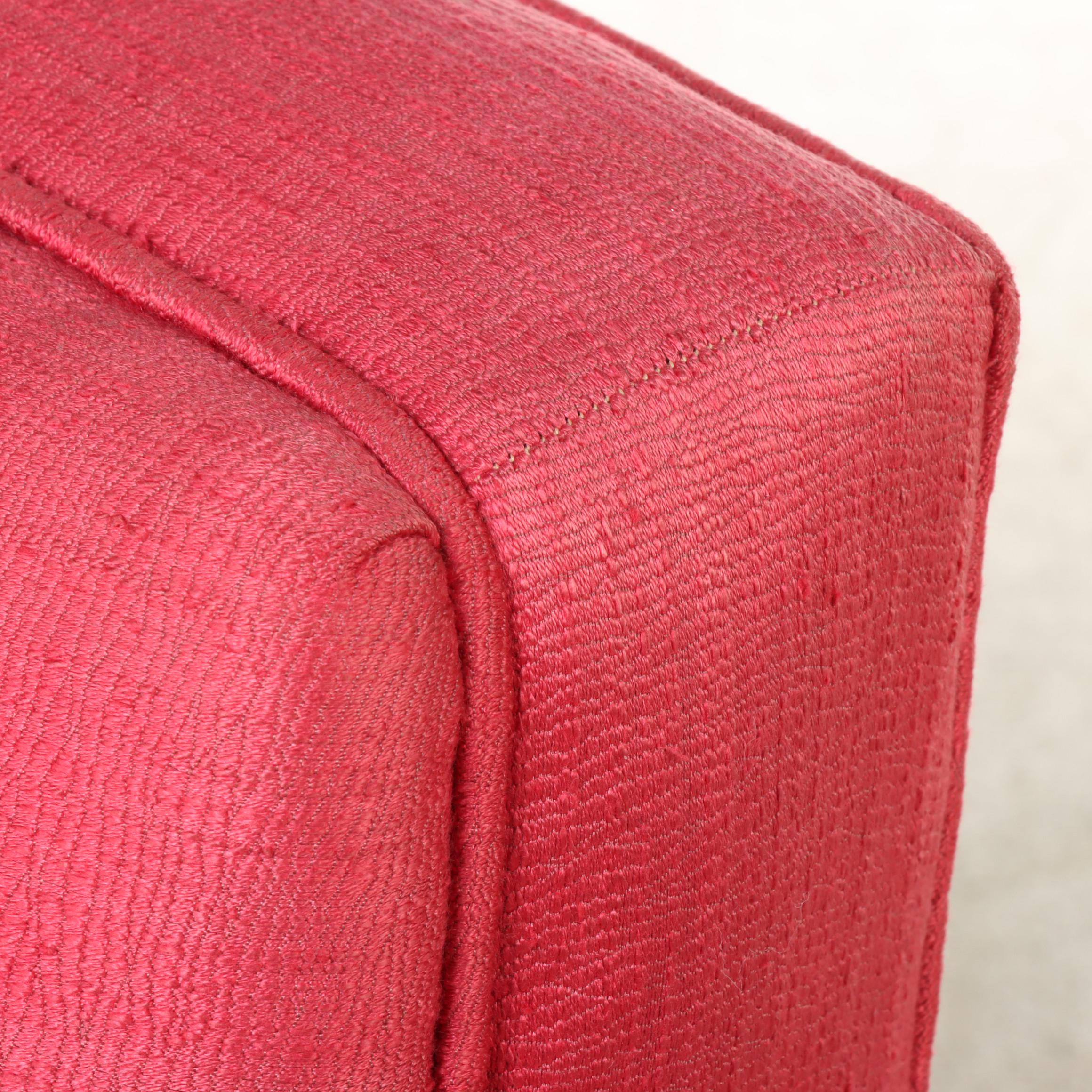 Pair of Oak and Custom-Upholstered Slipper Chairs, 20th Century