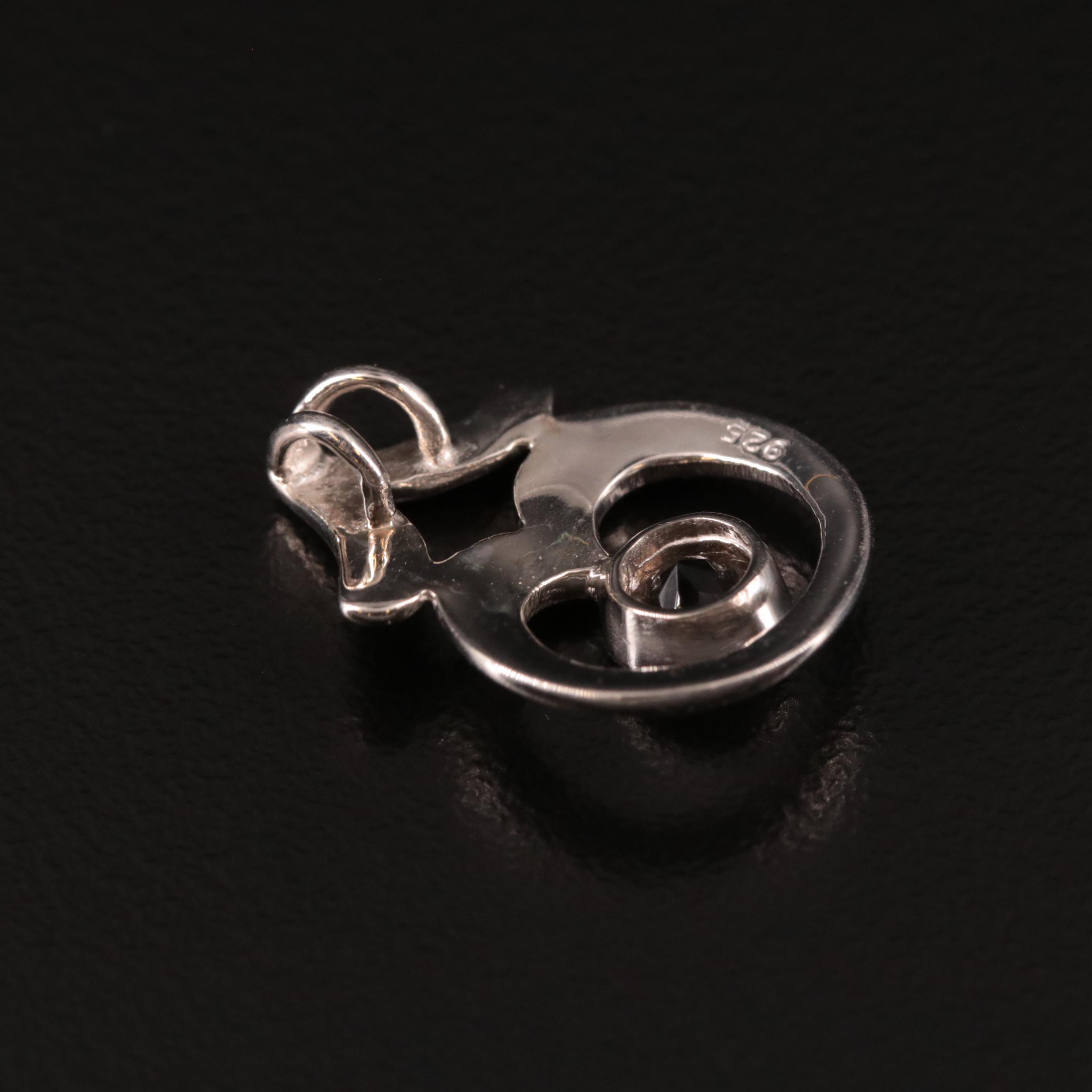 Sterling Smoky Quartz Pendant