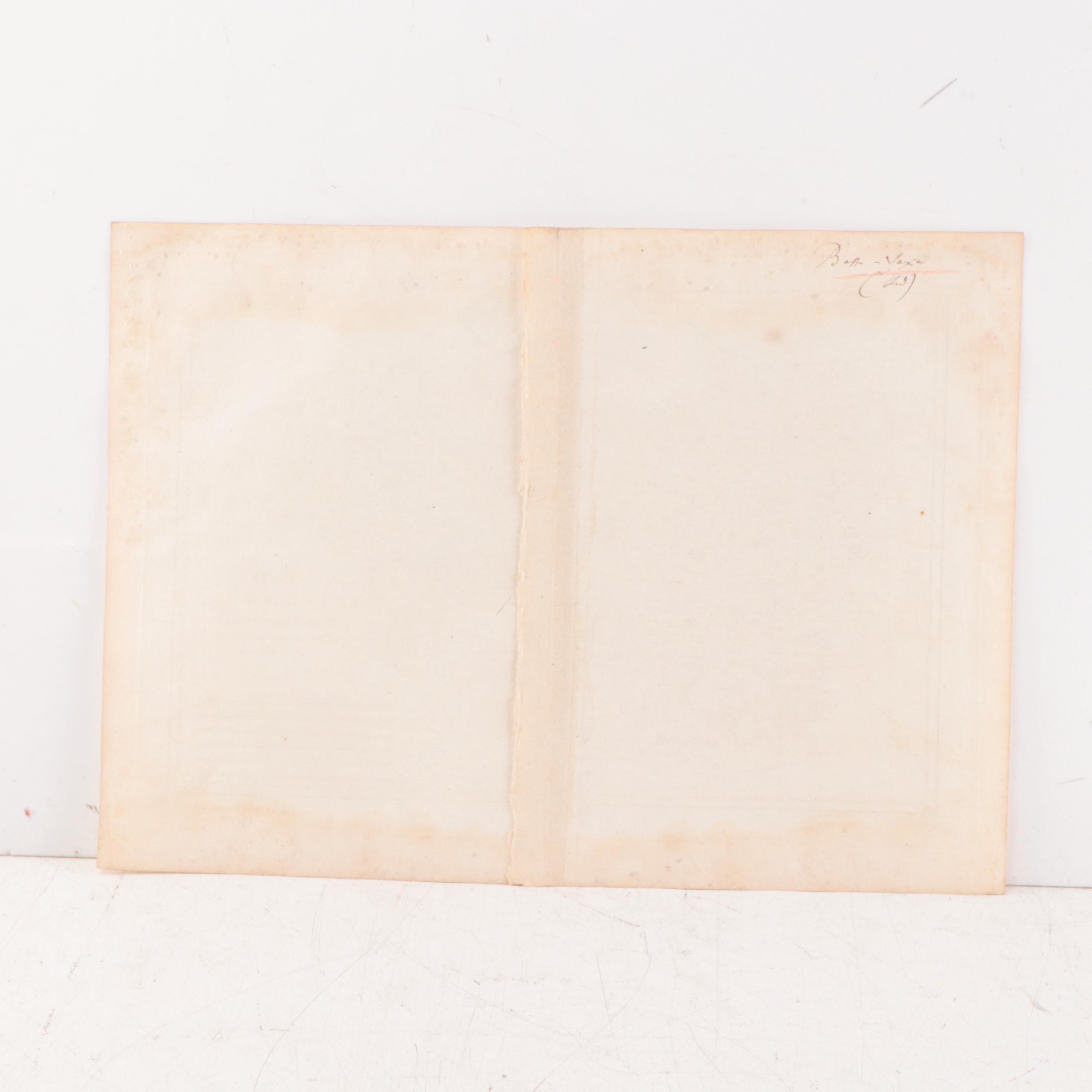 Rigobert Bonne Hand-Colored Map "Cercle de la Basse Saxe. Partie Méridionale"