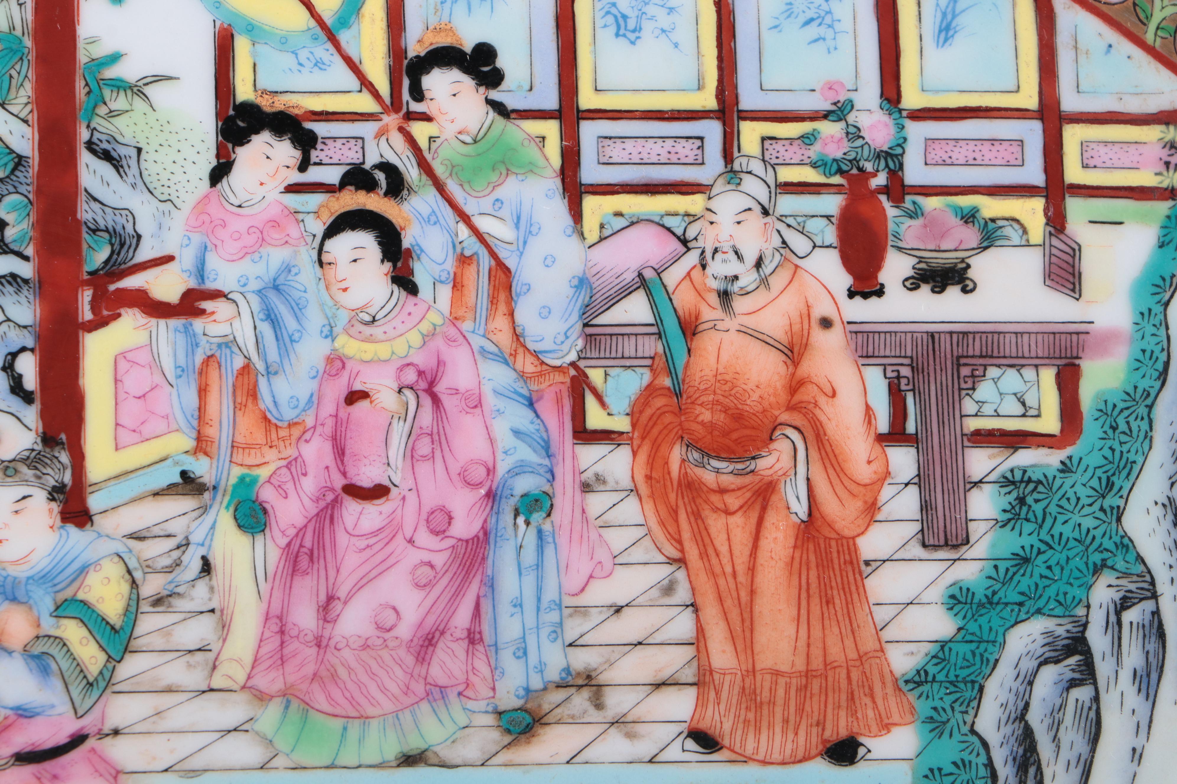 Chinese Famille Rose Octagonal Platter