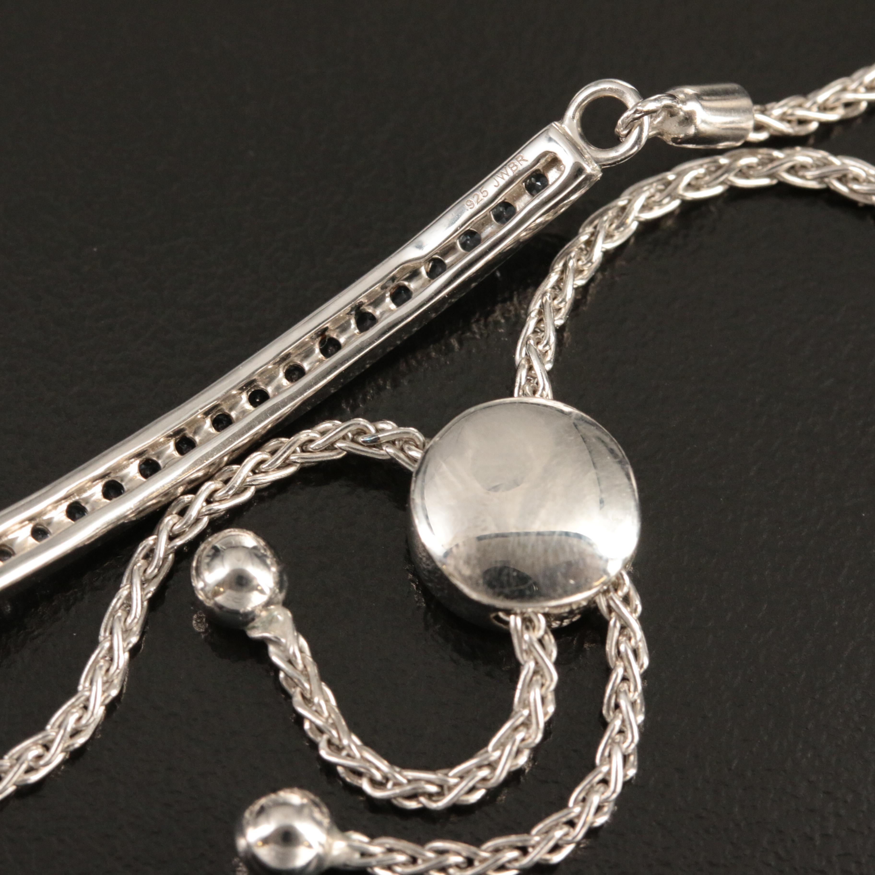 Sterling Topaz Bolo Bracelet