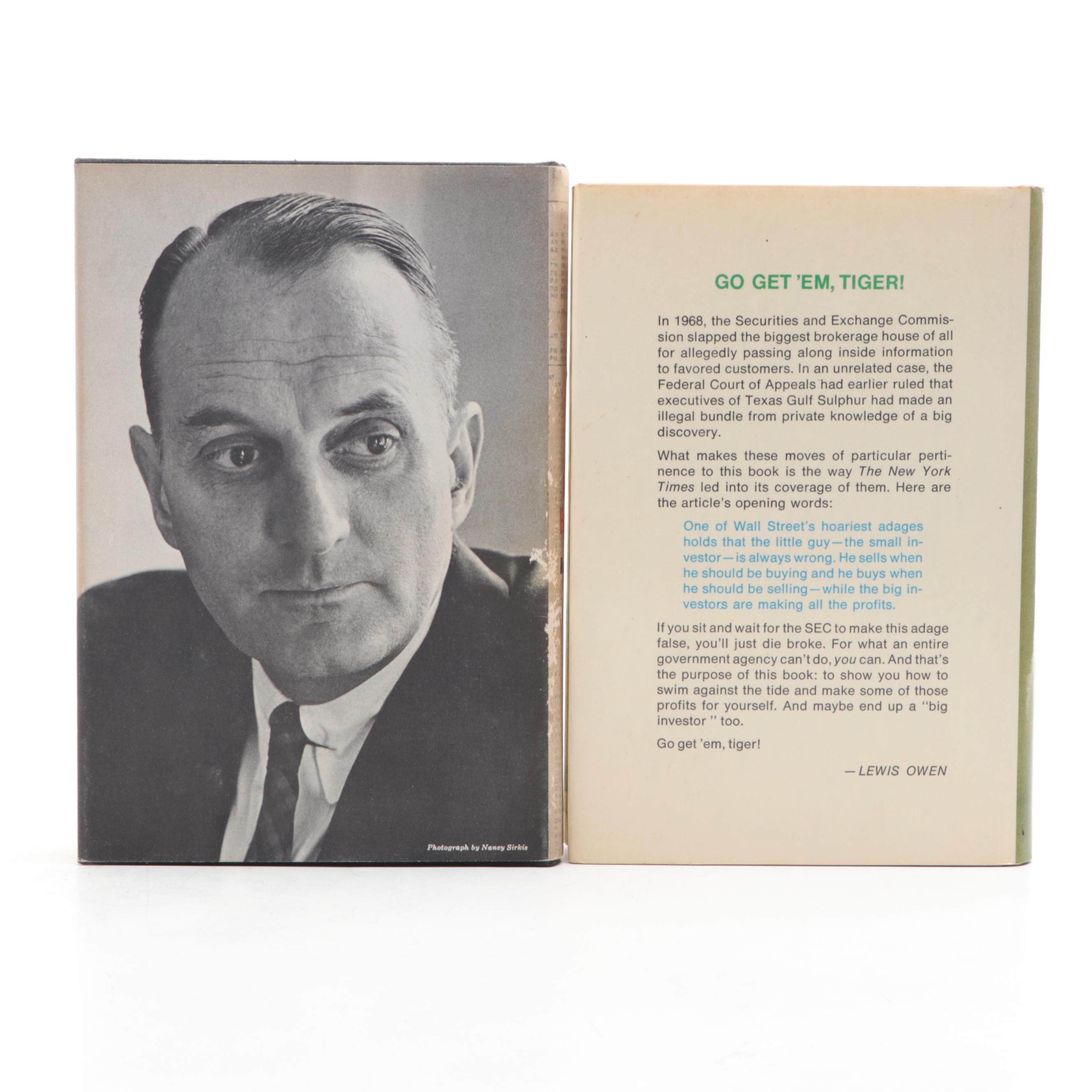 Signed "How Wall Street Doubles My Money" by Lewis Owen and More