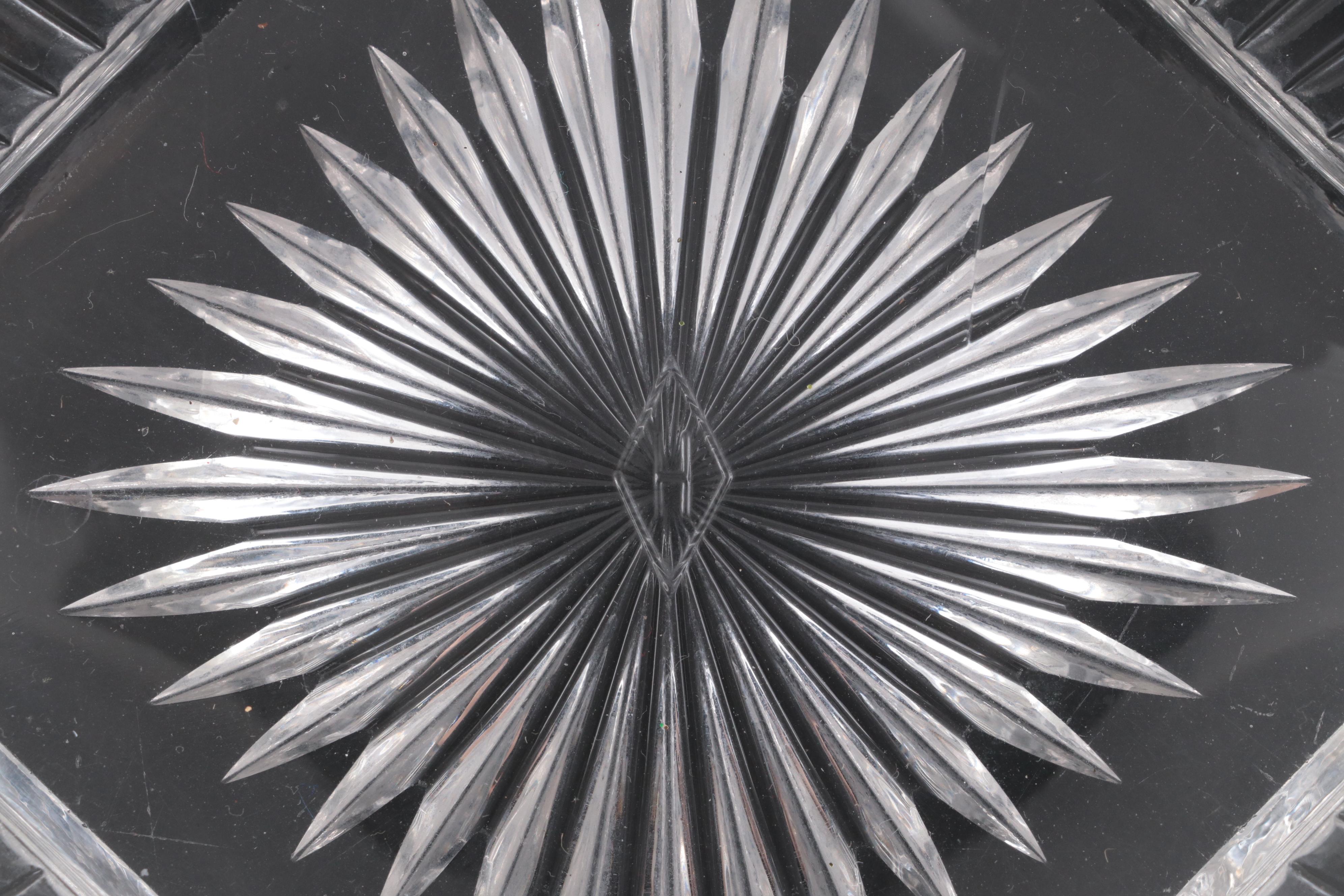 Heisey "Colonial Clear" Plates and Other Bowl, Mid-20th Century